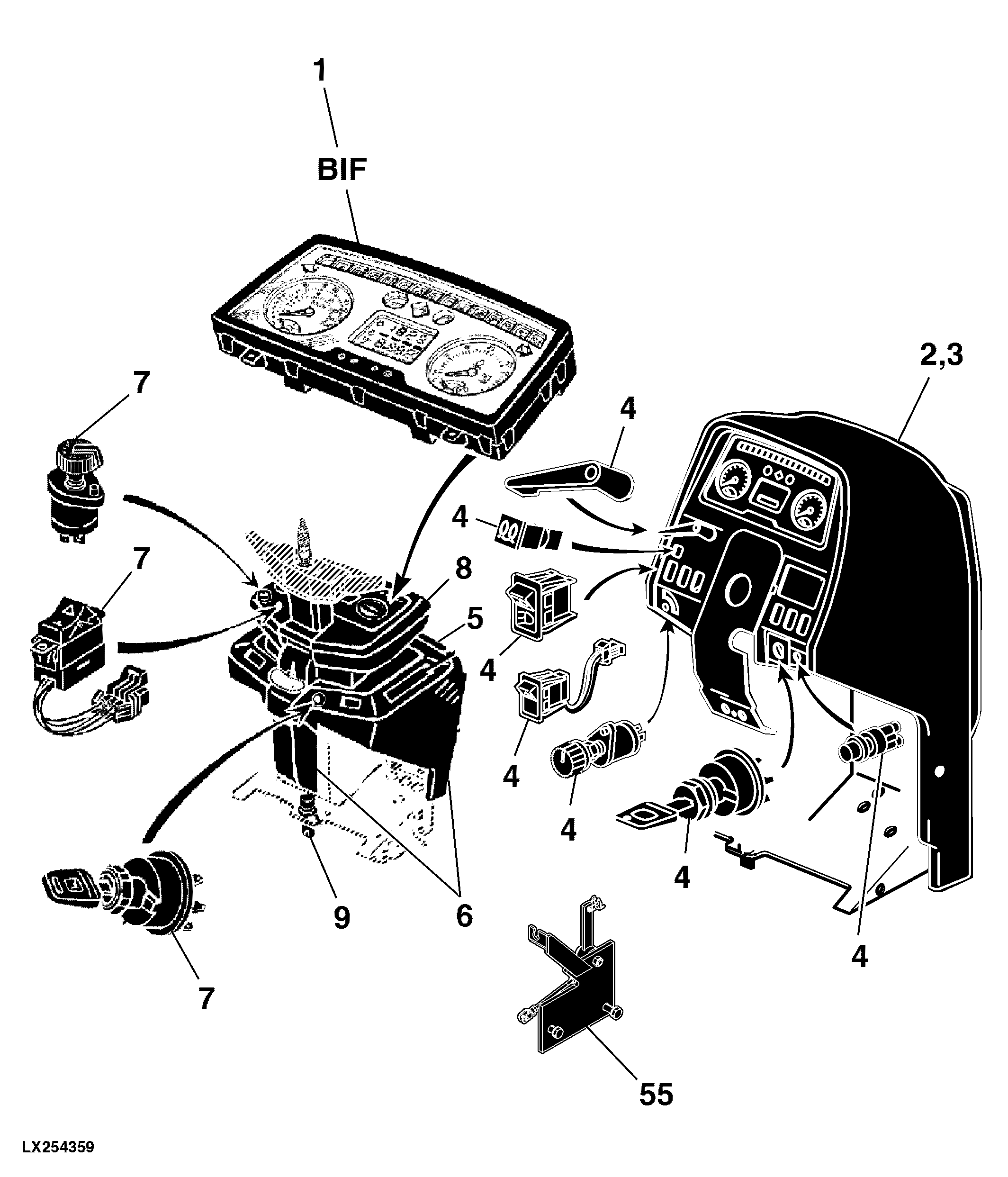 93 Operators Station, Controls And Accessories