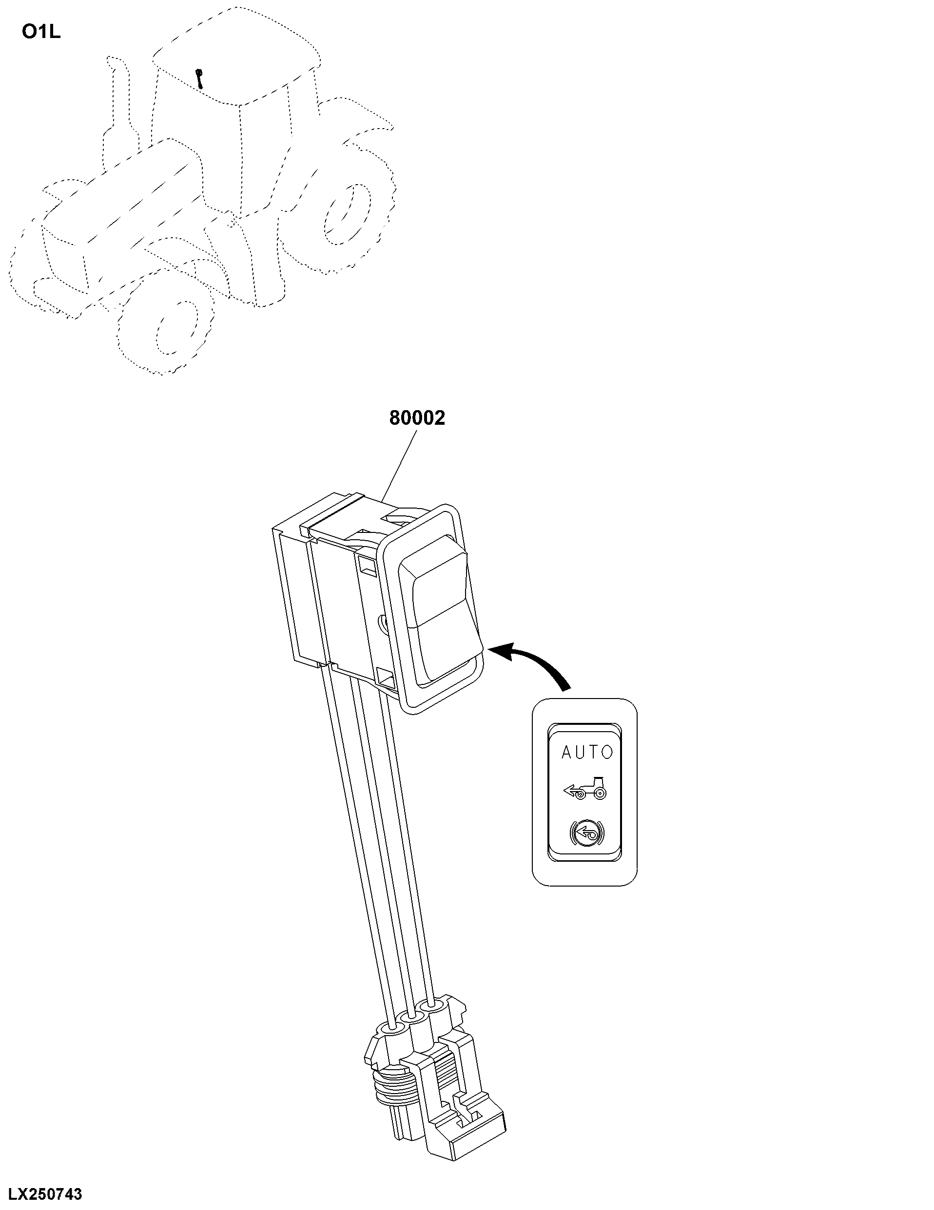 O1L Mechanical Front Wheel Drive Controls