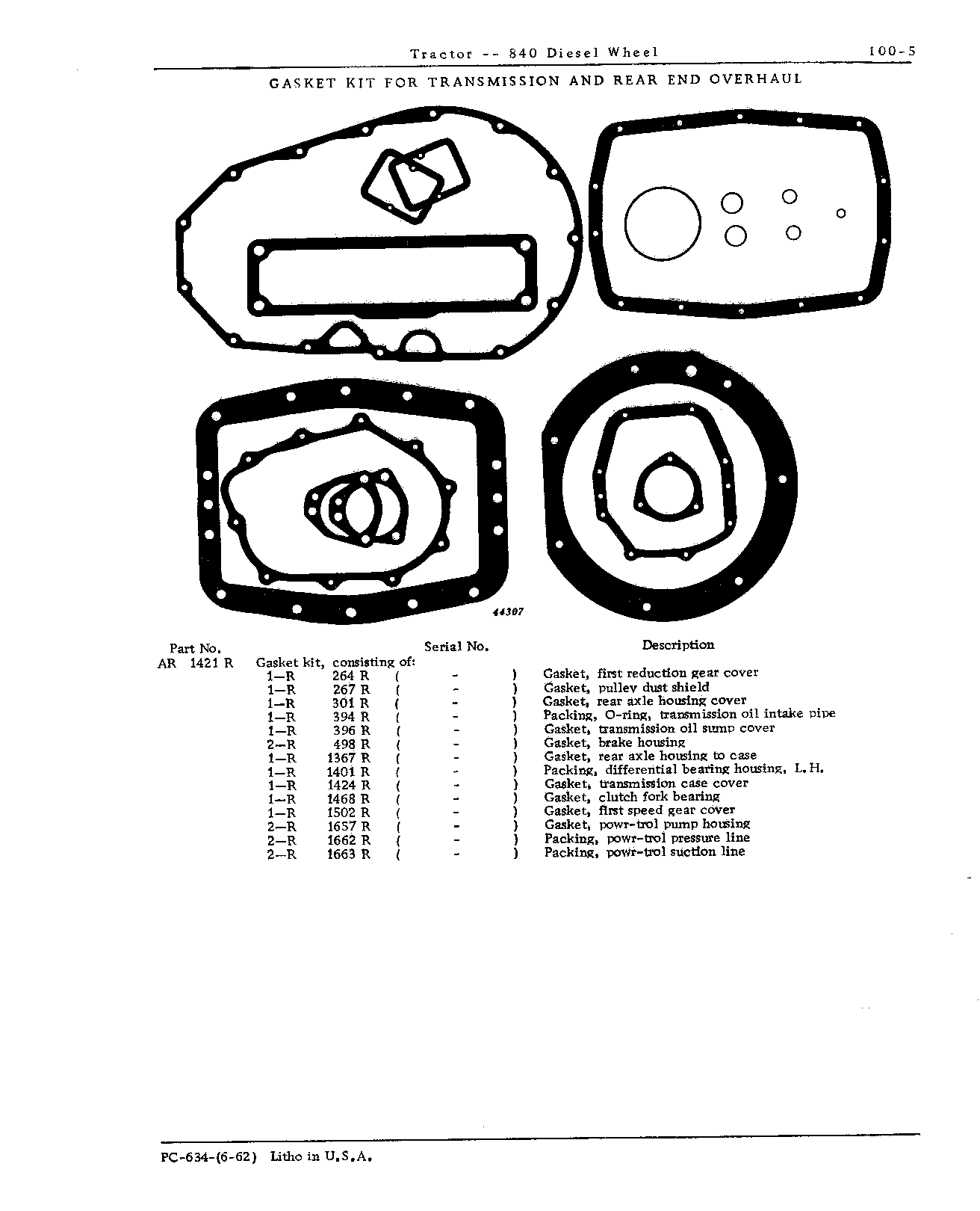 Gasket Sets (Continued)