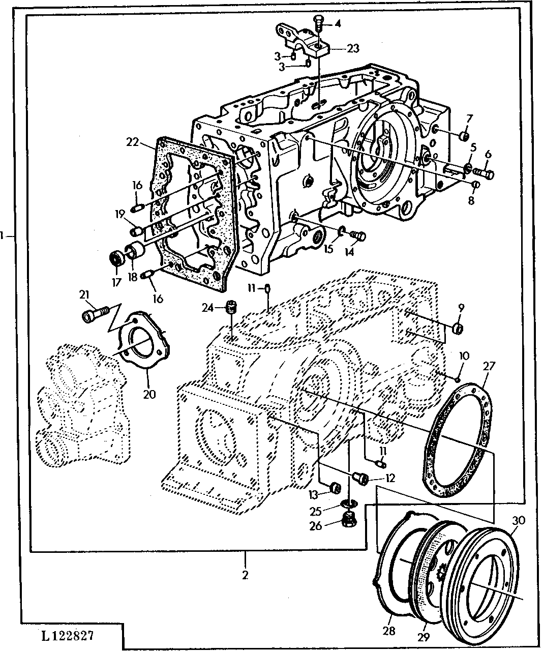 TRANSMISSION CASE CONVERSION KIT (SYNCHRONIZED TRANSMISSION)