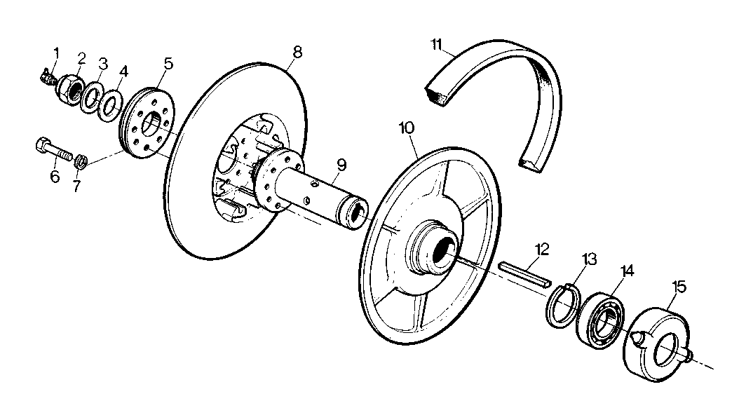 MECHANICAL CYLINDER VARIATOR - BEATER PULLEY