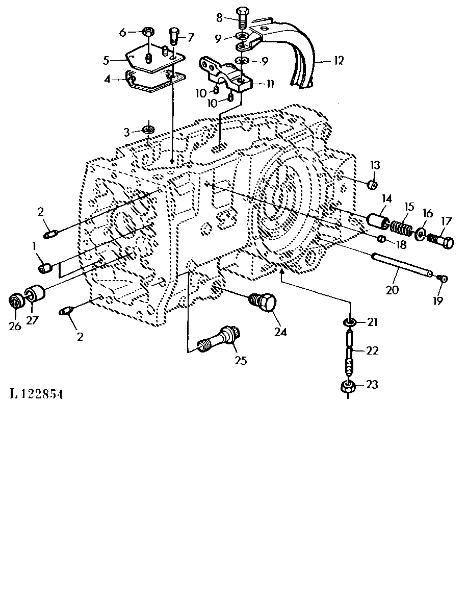 TRANSMISSION CASE ATTACHMENTS (INCREASED LIFTING CAPACITY)