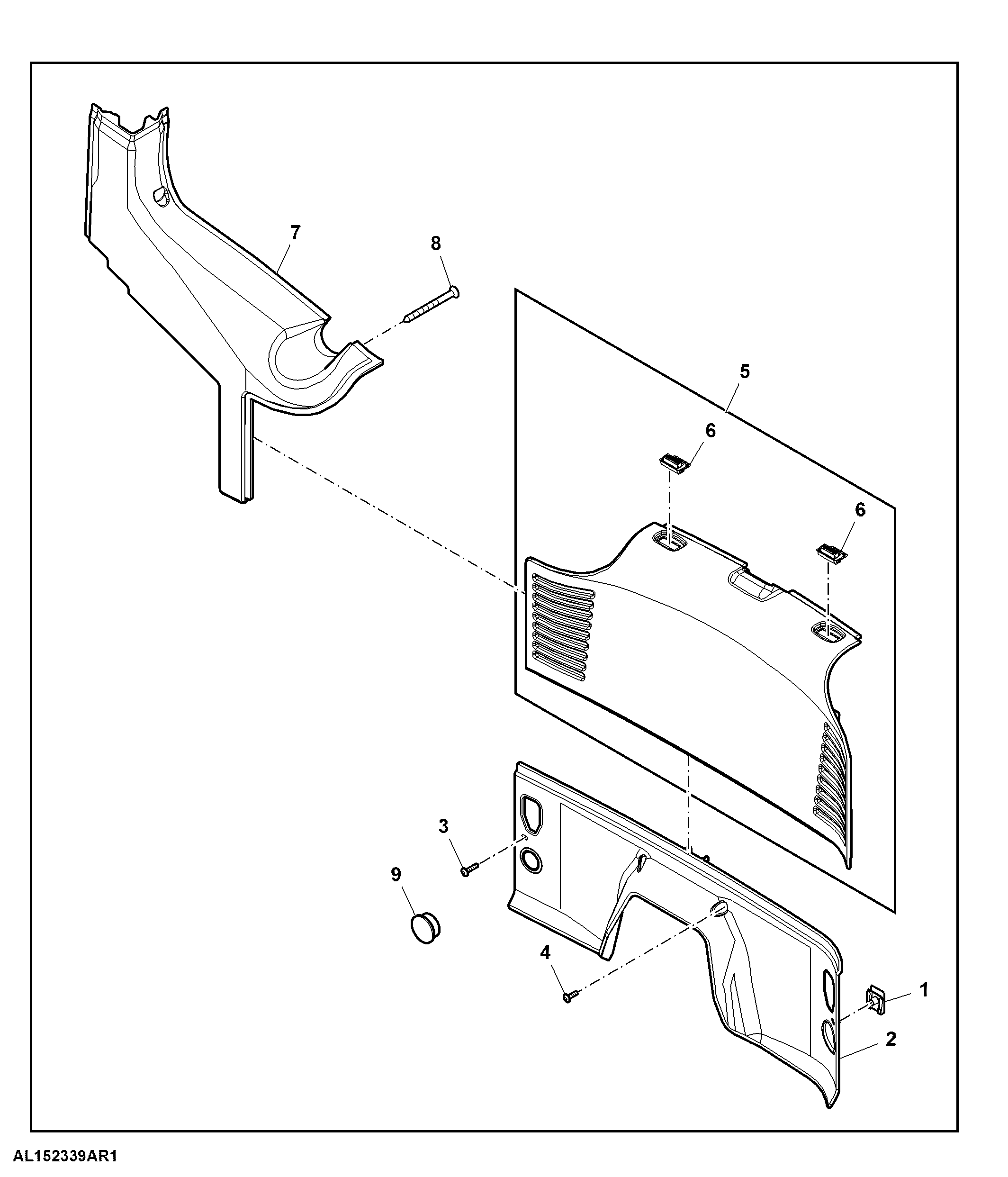 Cover Panel, Rear, W/O Automatic Trailer Hitch