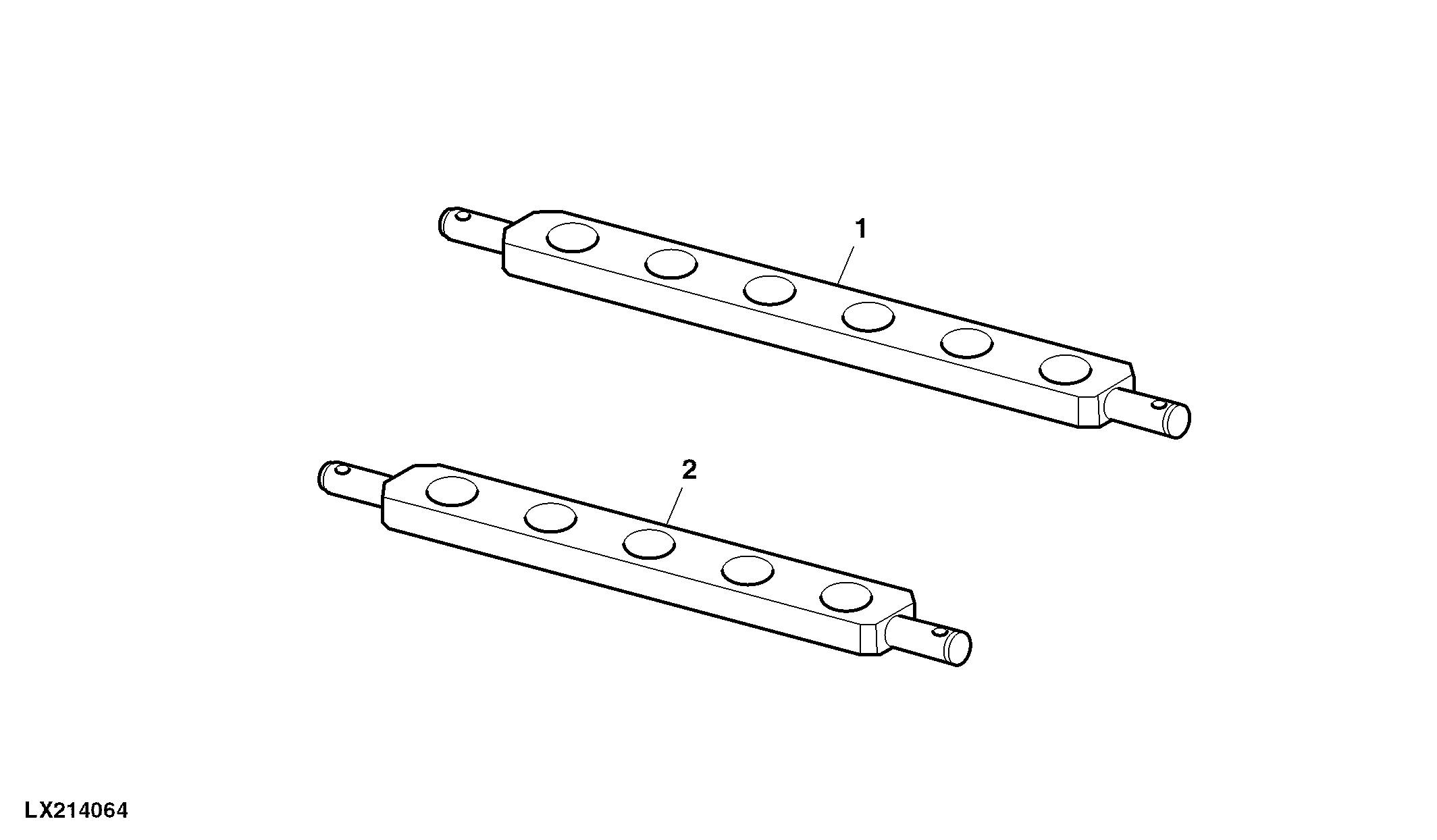 Drawbar, Horizontal
