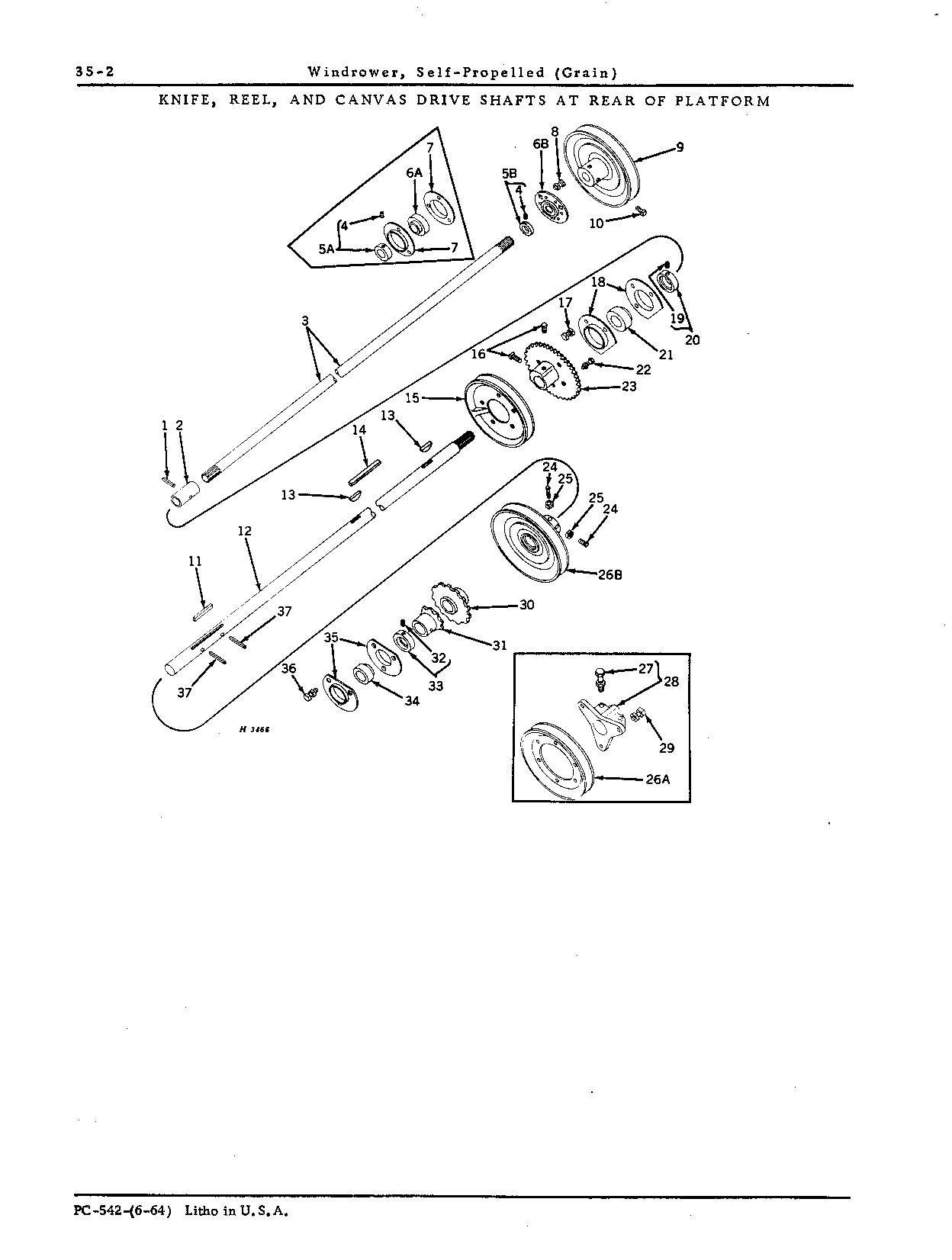 Shafts, Drive, at Rear of Platform