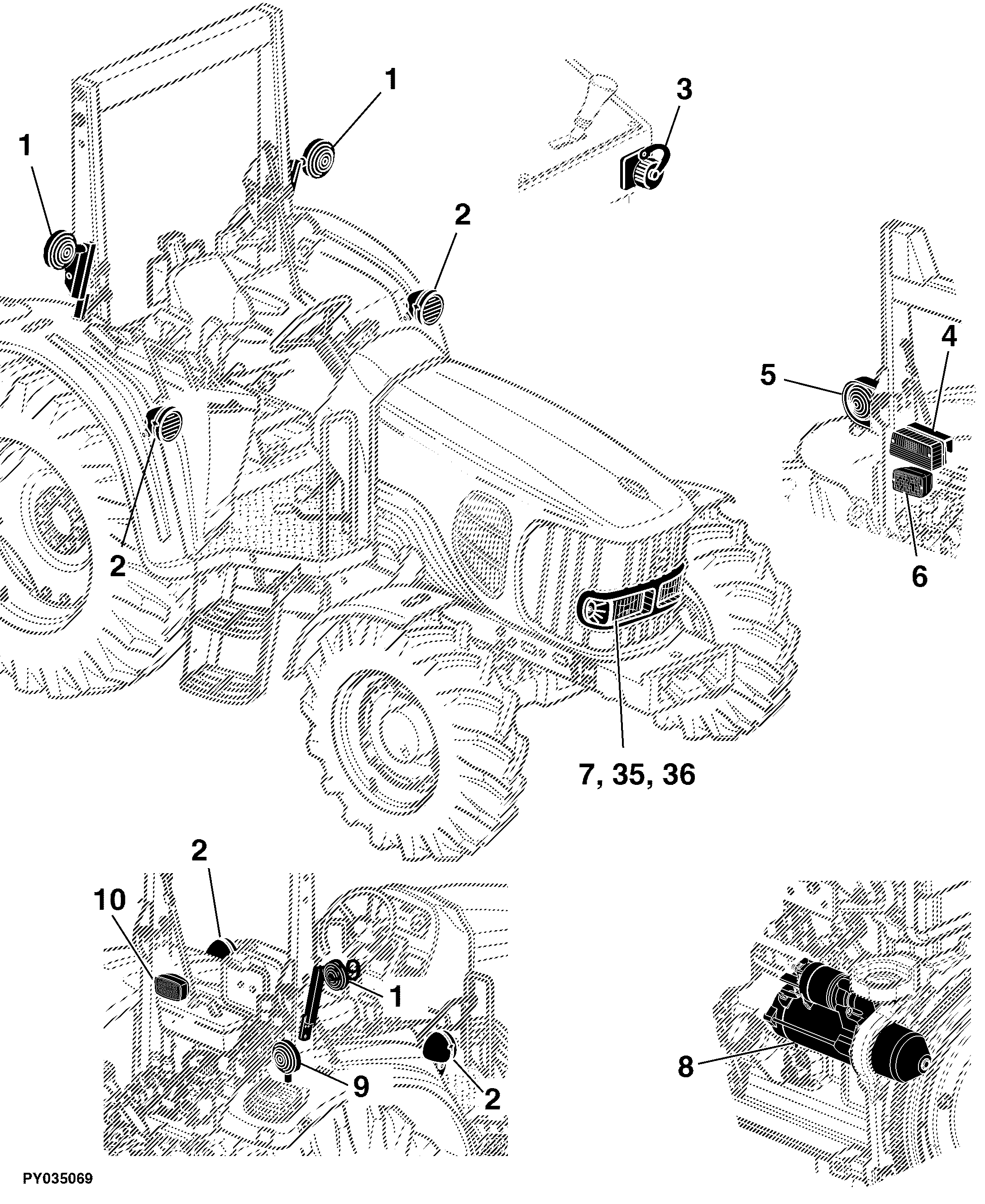 41 Electrical Components, Basic Equipment Without Wiring Harnesses