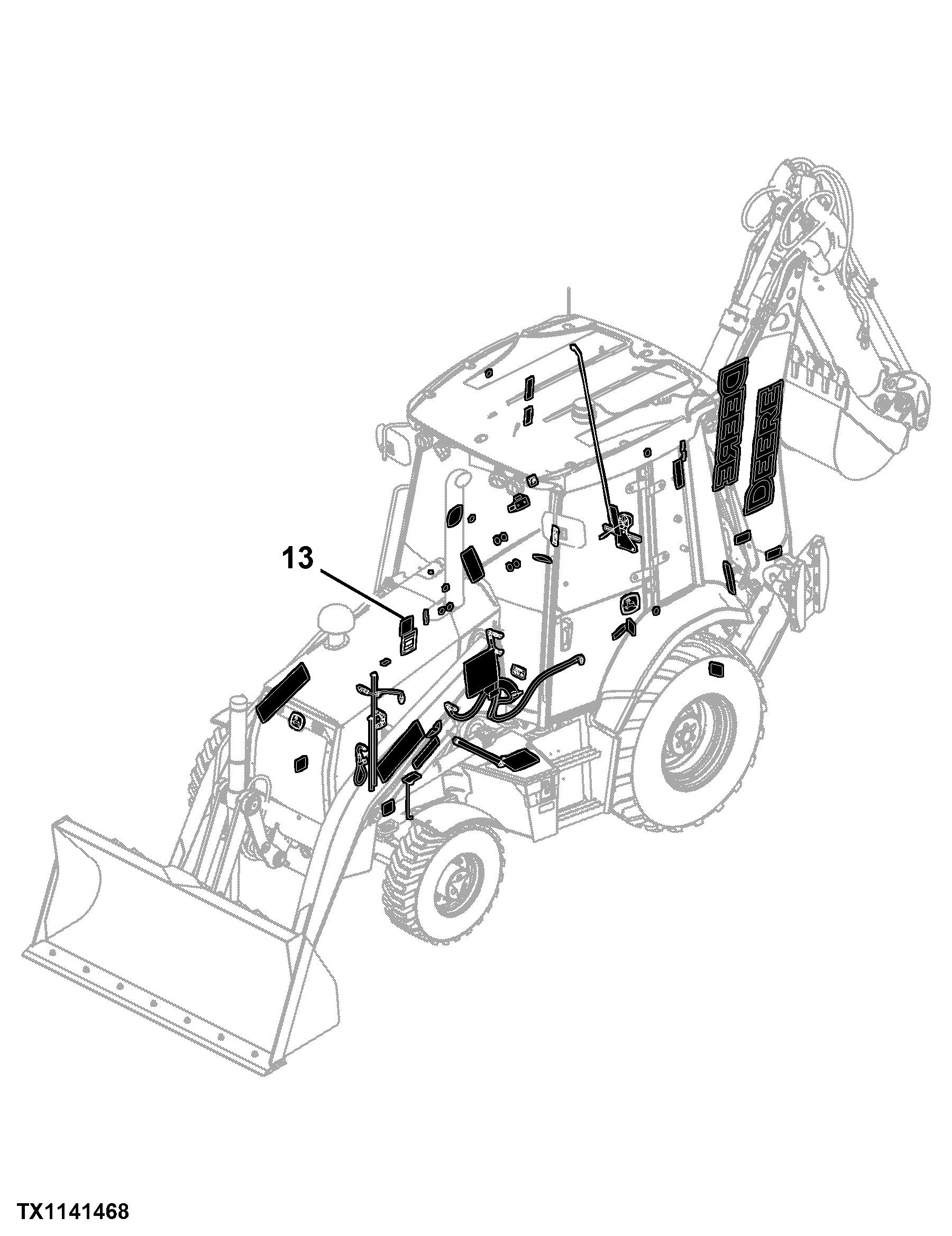 310K Backhoe Loader (Engine 4045HT073)(PIN: 1T0310KX_ _E219607 - E277404)