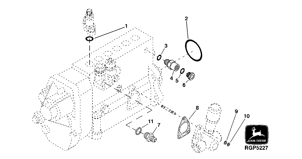 Fuel Injection Pump Housing Connectors ( - 199999)