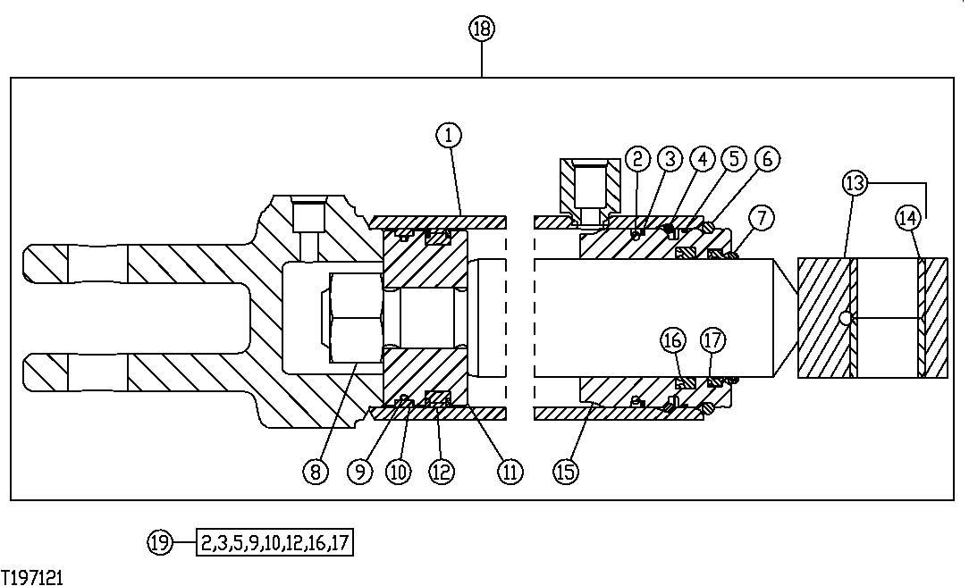 Multi-Purpose Bucket Cylinder and Repair Kit