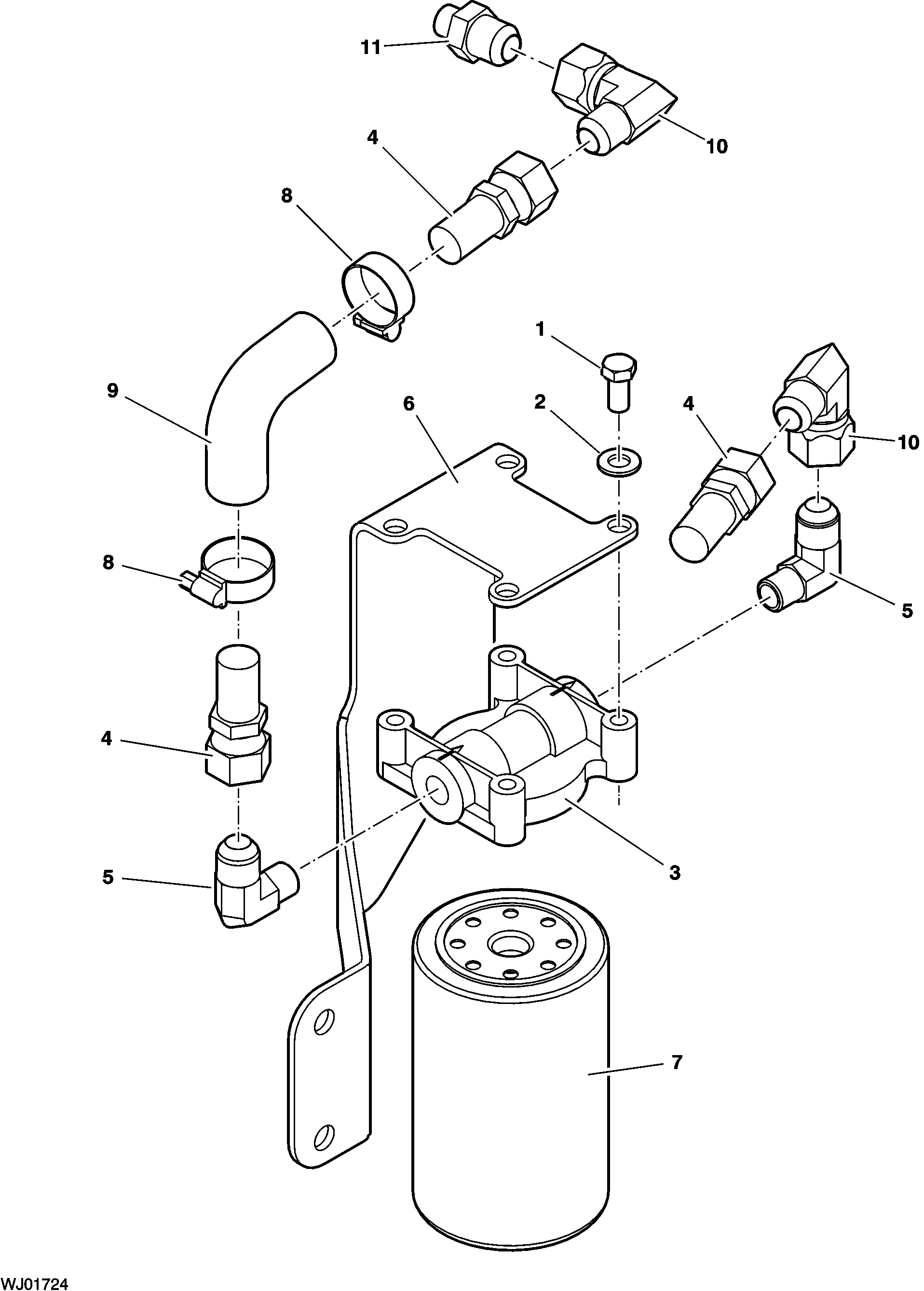 Water Filter in Coolant Circulation (005073 - )