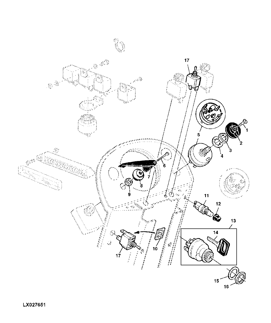 Electrical Instruments For GP-Tractors Only (618700 - )