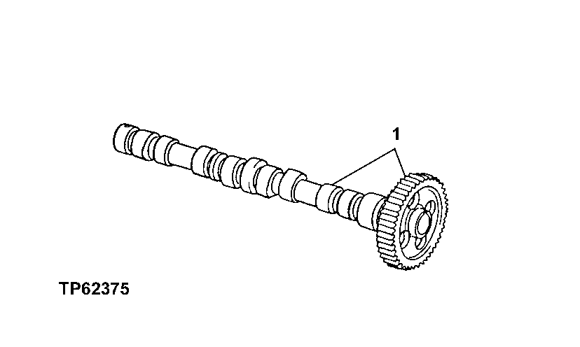 4603 CAMSHAFT AND GEAR