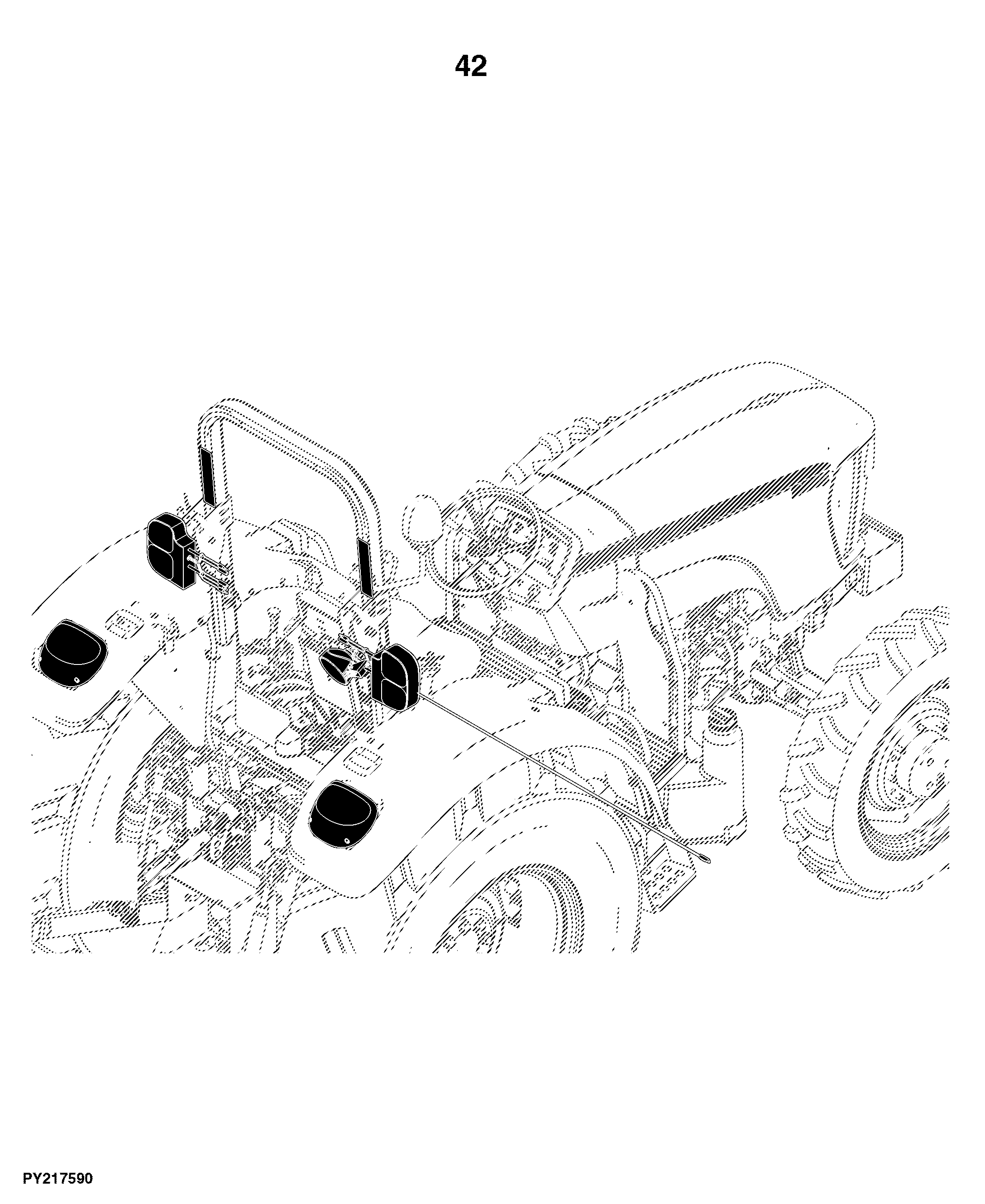 5065E Tractor (12X12 PowrReverser Transmission W/ Cab and OOS)(JD Asia and India Edition)