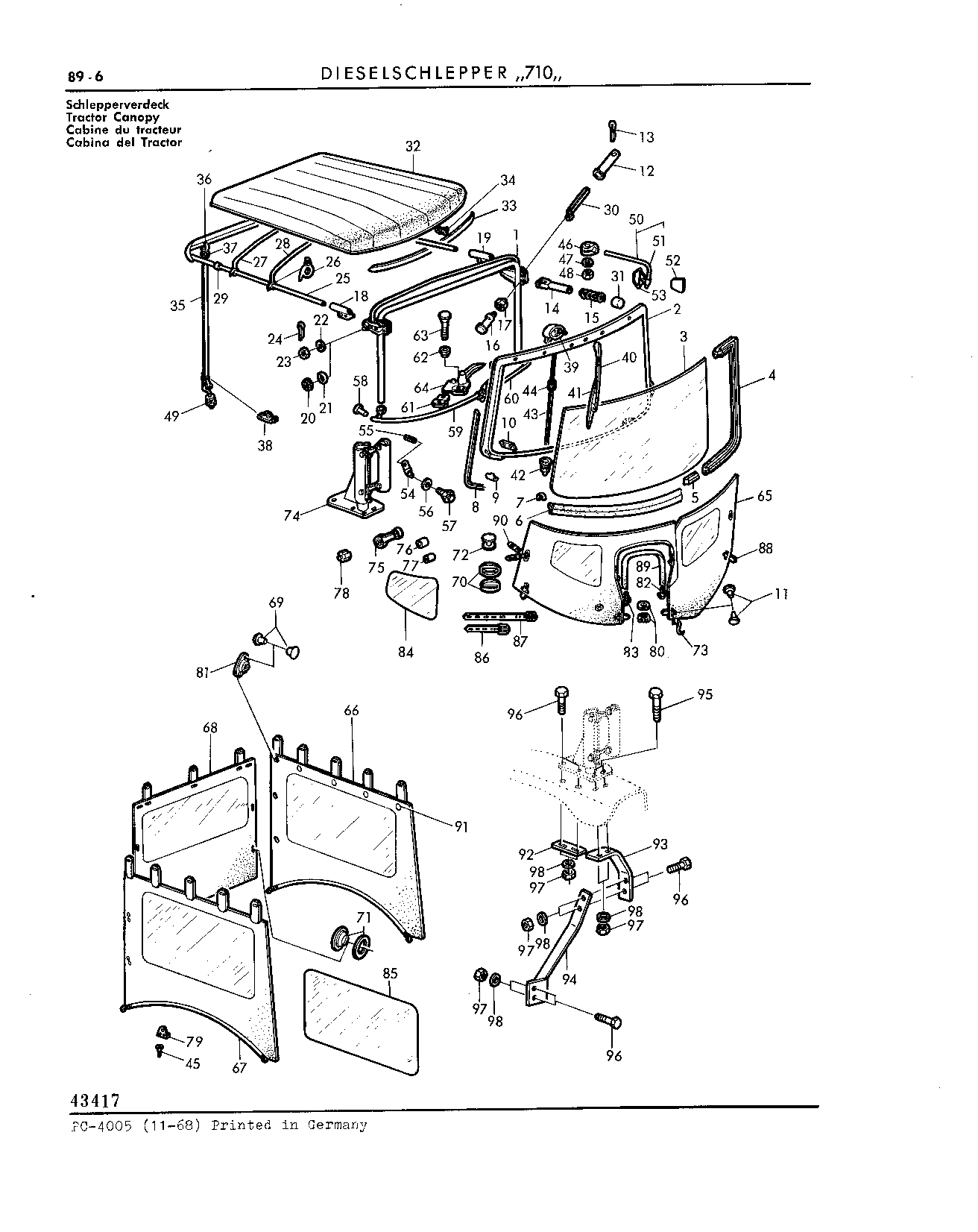 Tractor Canopy (Continued)