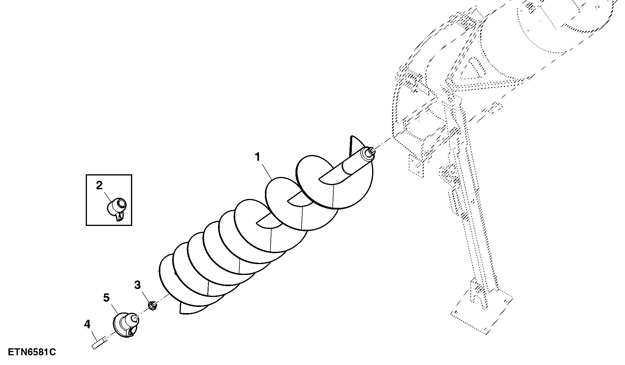 Loading Auger, 400 Bushels Power Fold / Manual Fold