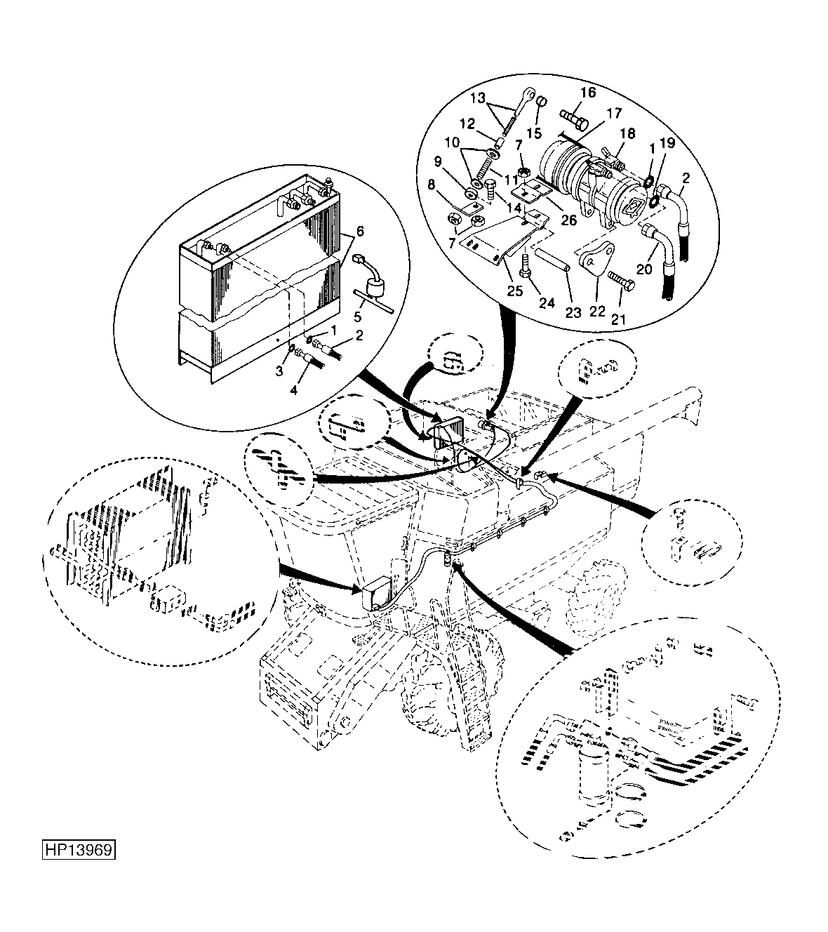 Air Conditioning System ( For R - 12 Refrigerant ) ( - 650300)