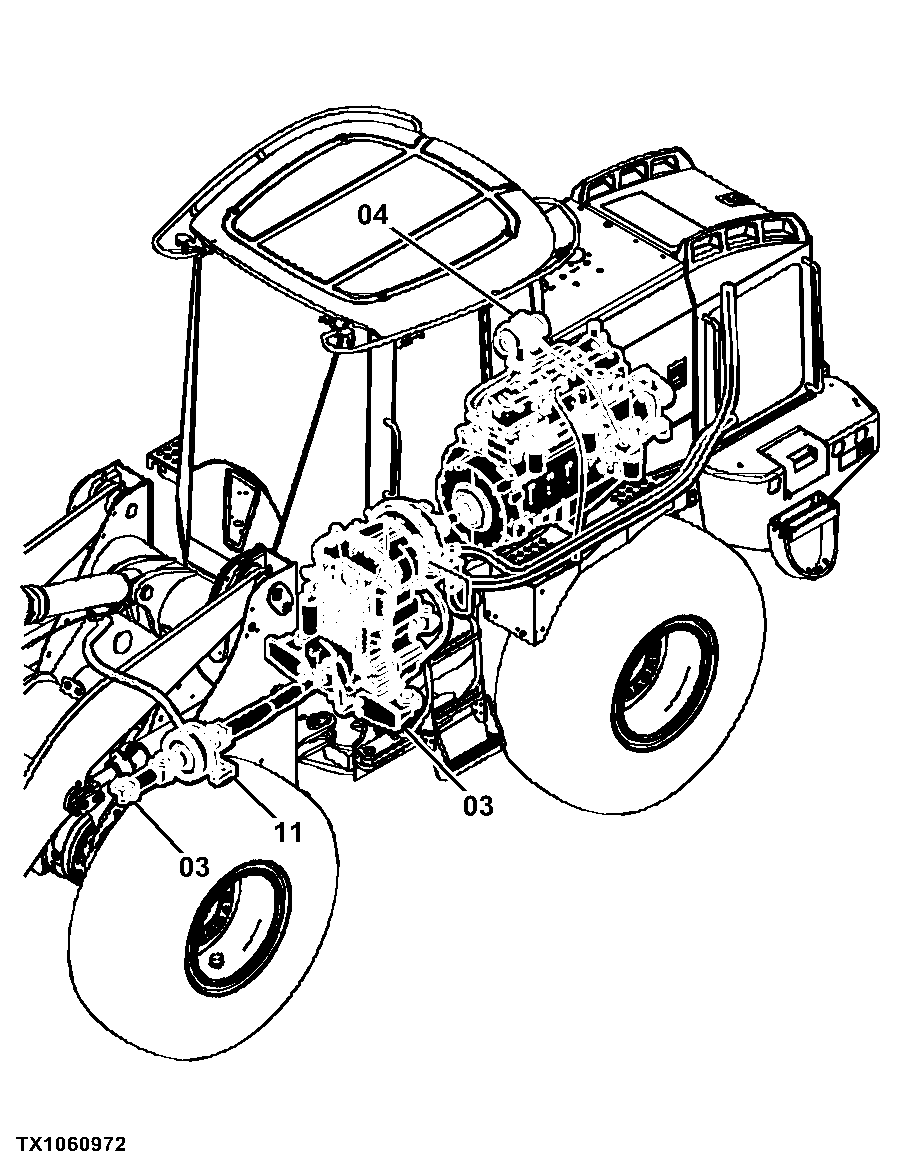 444K Loader (S.N. -642100)(Engine 4045HDW54)