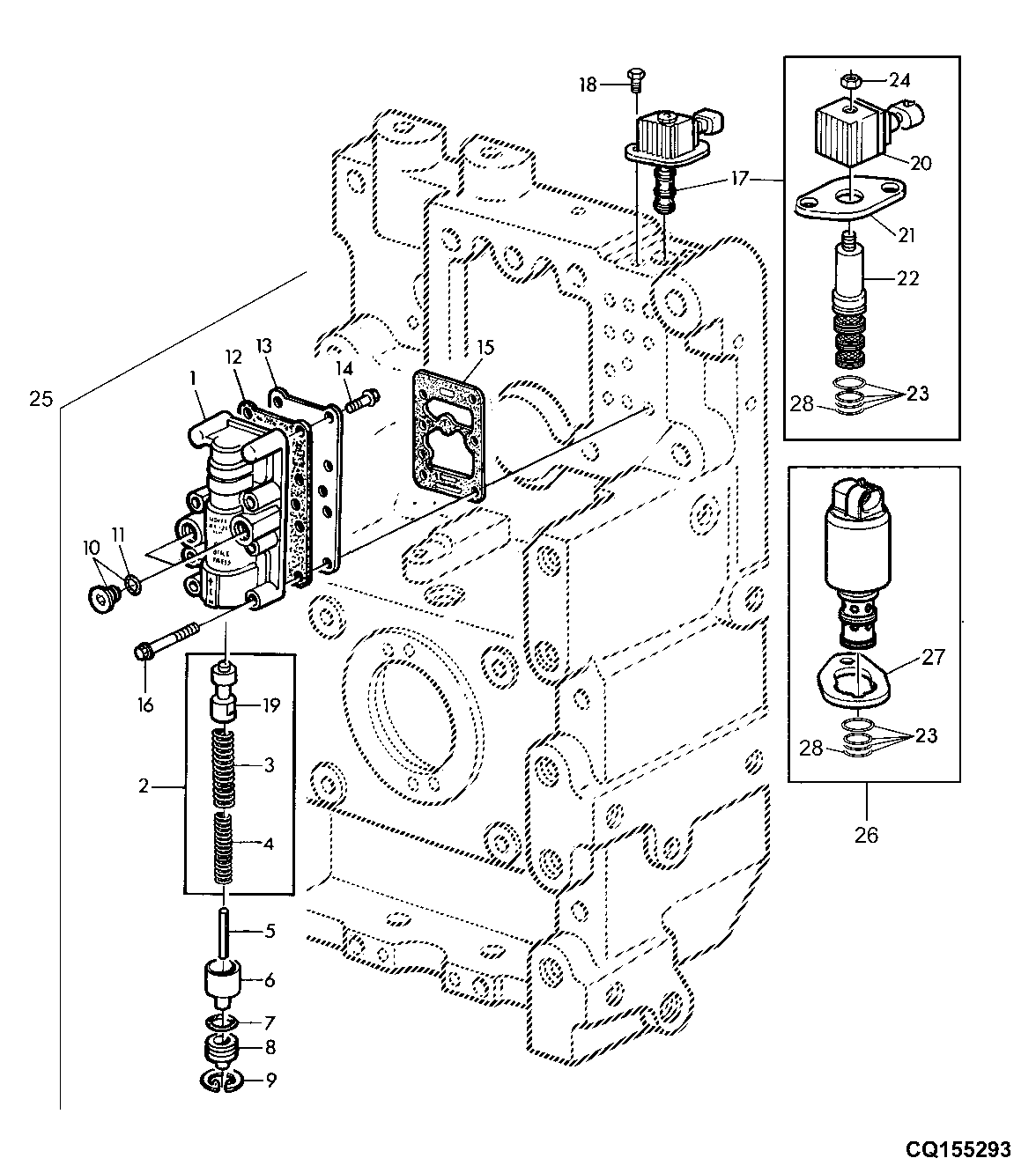 REAR PTO MODULATING VALVE (ELECTRICAL VALVE)