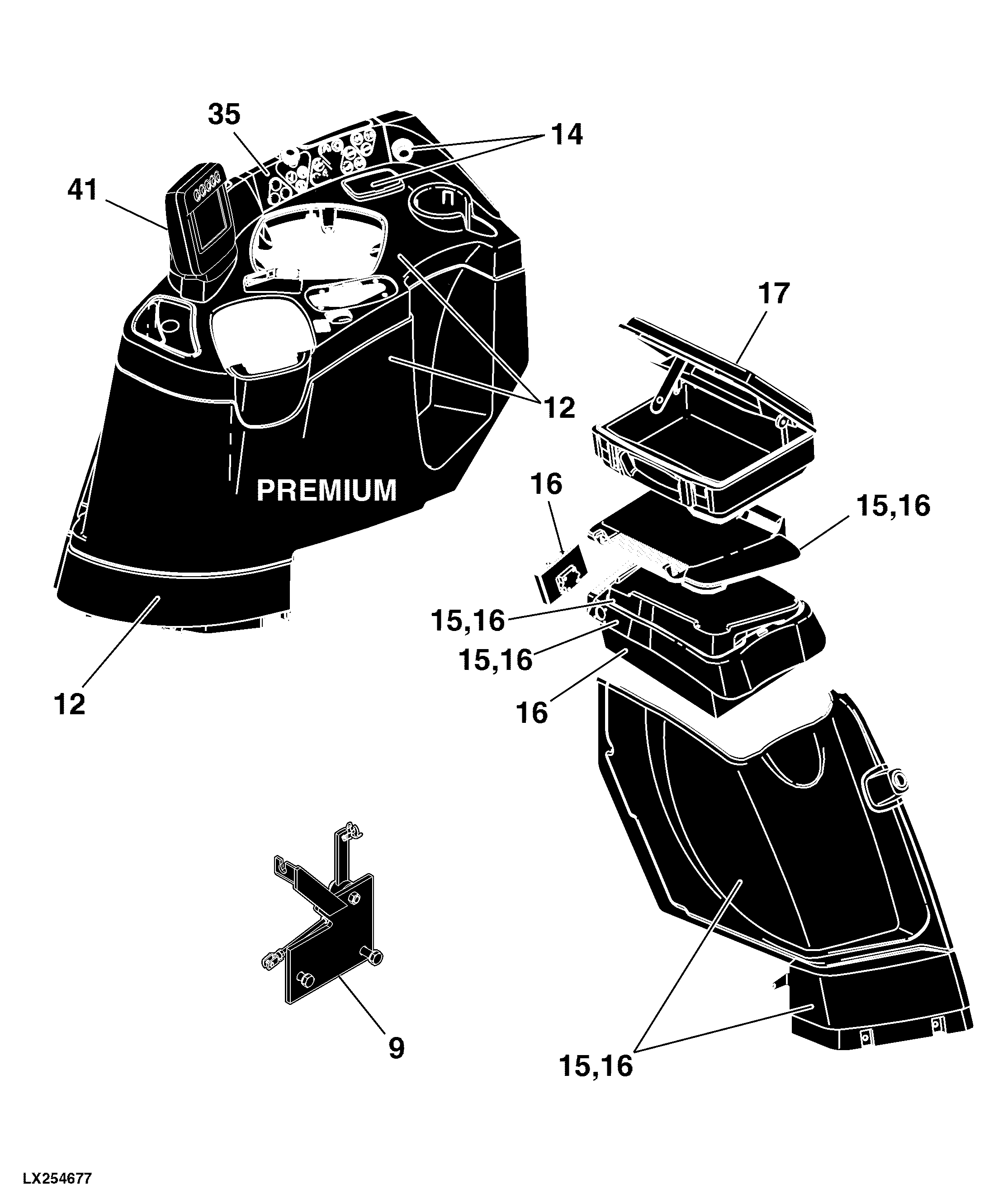 93 Operators Station, Controls And Accessories