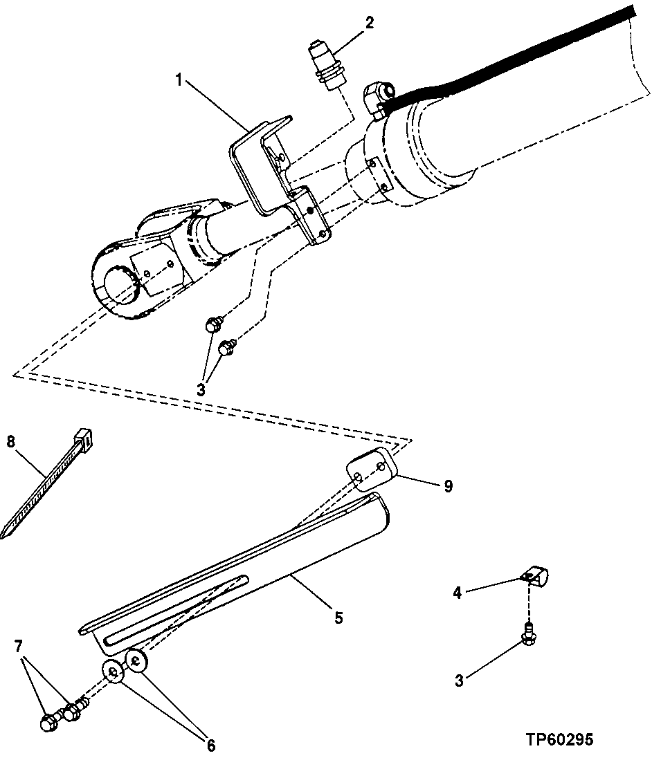 Return-To-Dig Actuator and Sensor (For Use With Tool Carrier or Log Loader)