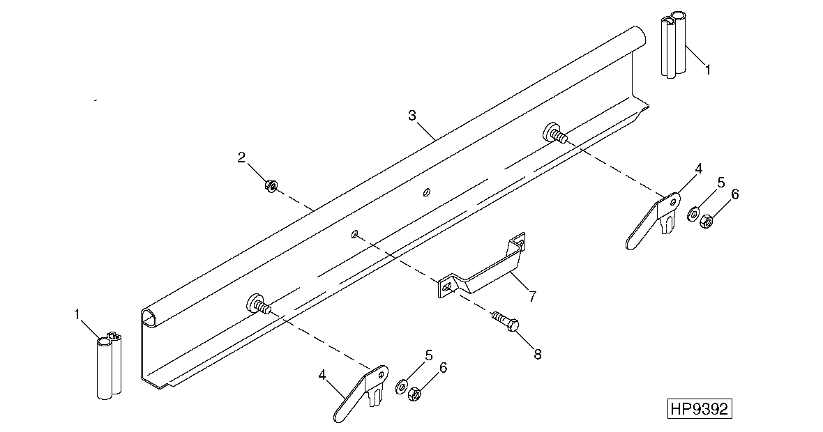 SHOE GRAIN SUPPLY AUGER CLEANOUT DOOR, HANDLE AND LATCHES