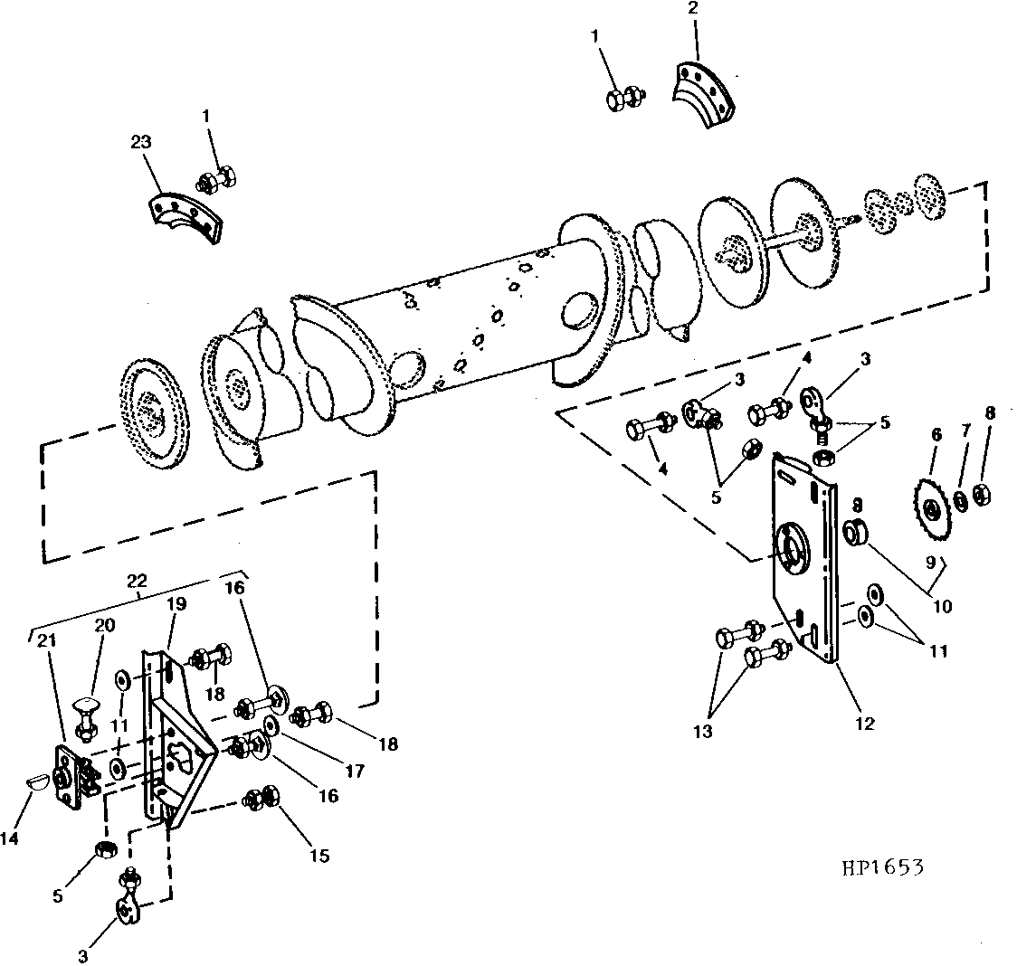 PLATFORM AUGER BRACKETS AND SHIELDS (507051 - )