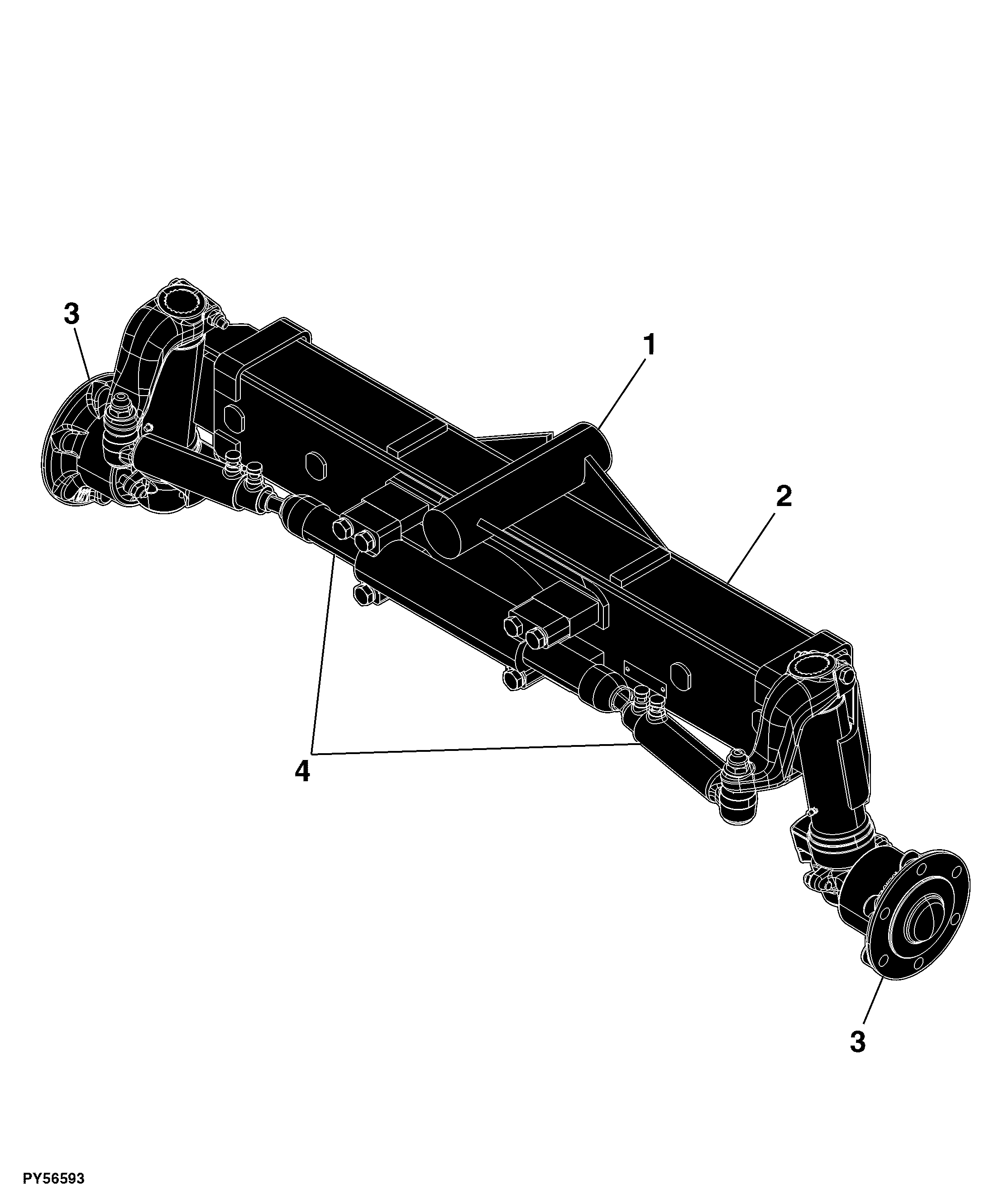 82 Front Axle (2WD)