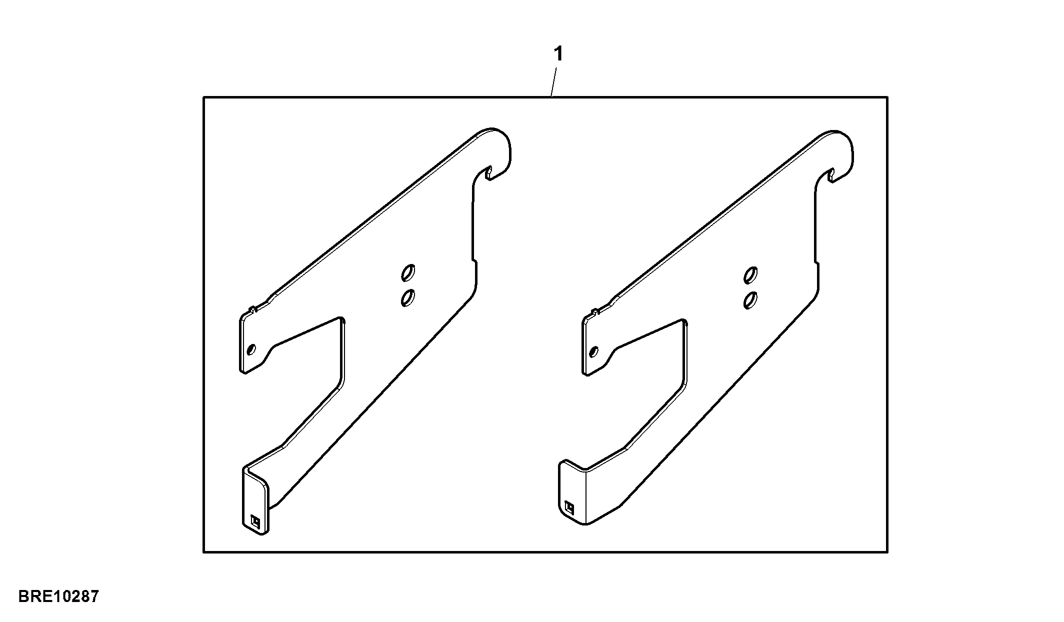 Attachment, Bracket Front Utility Box