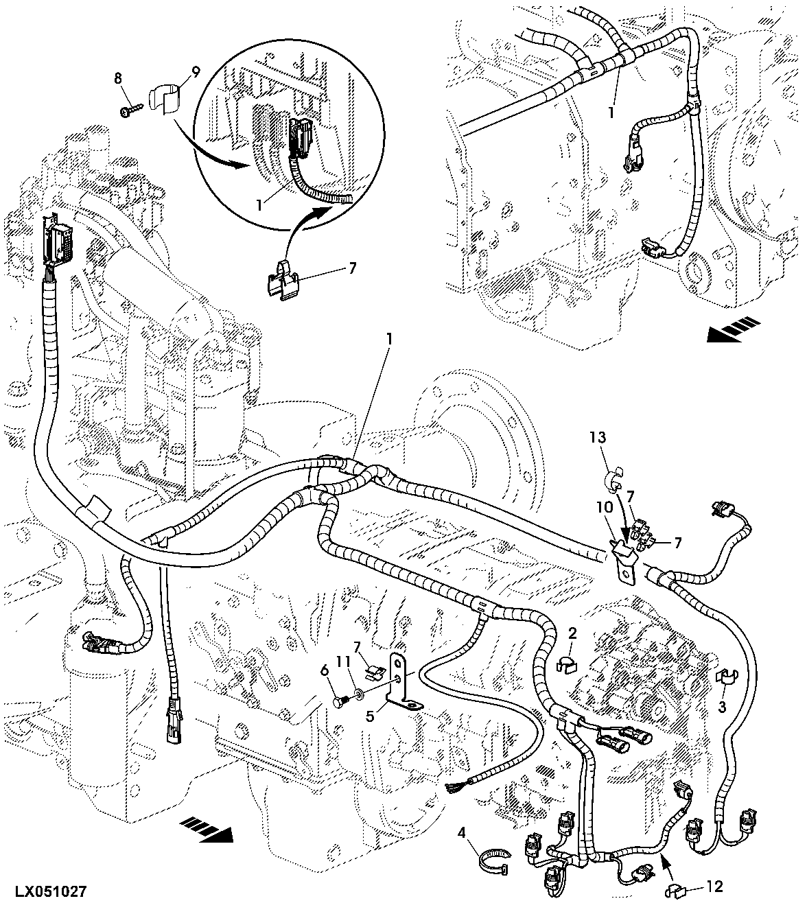 TRANSMISSION HARNESS, FOR POWRQUAD PLUS AND AUTOQUAD PLUS