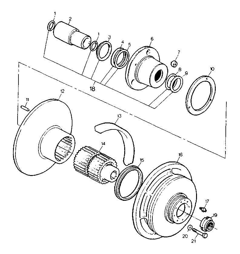 VARIABLE CYLINDER SHAVES WITH POSI-TORQ - CYLINDER PULLEY