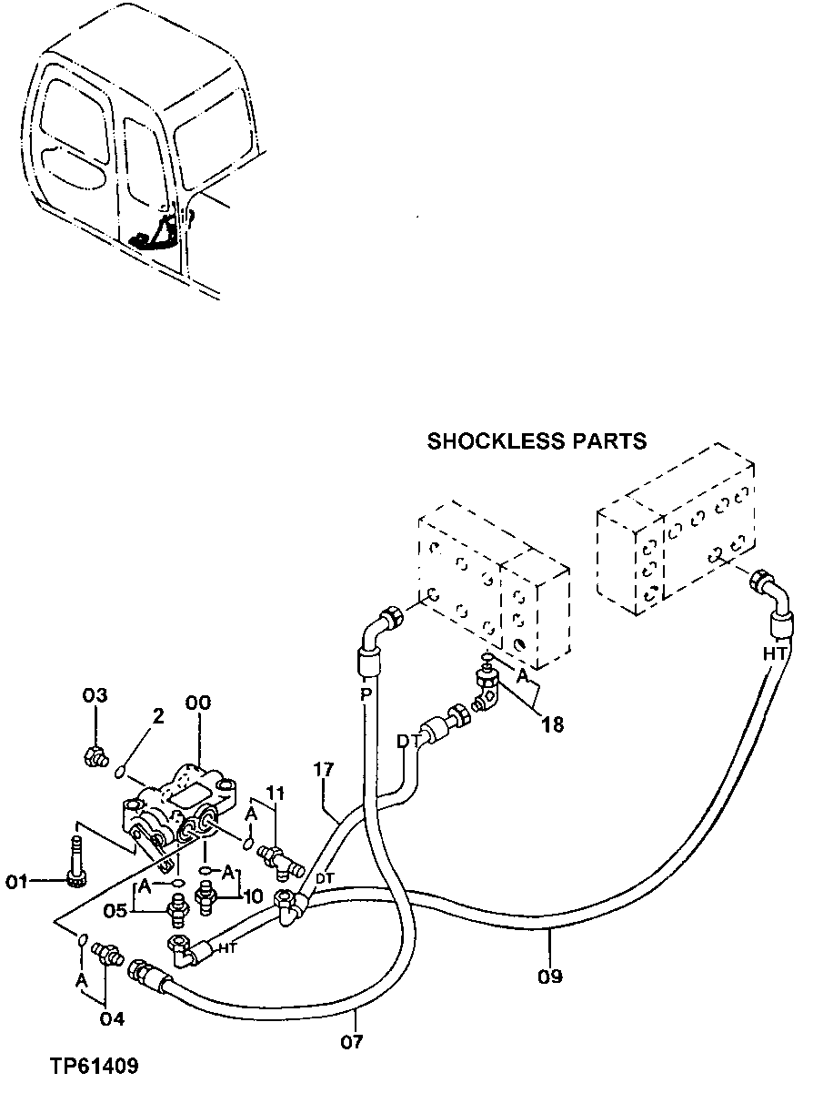 PILOT HOSES (PILOT SHUT-OFF VALVE TO FLOW REGULATING VALVE)