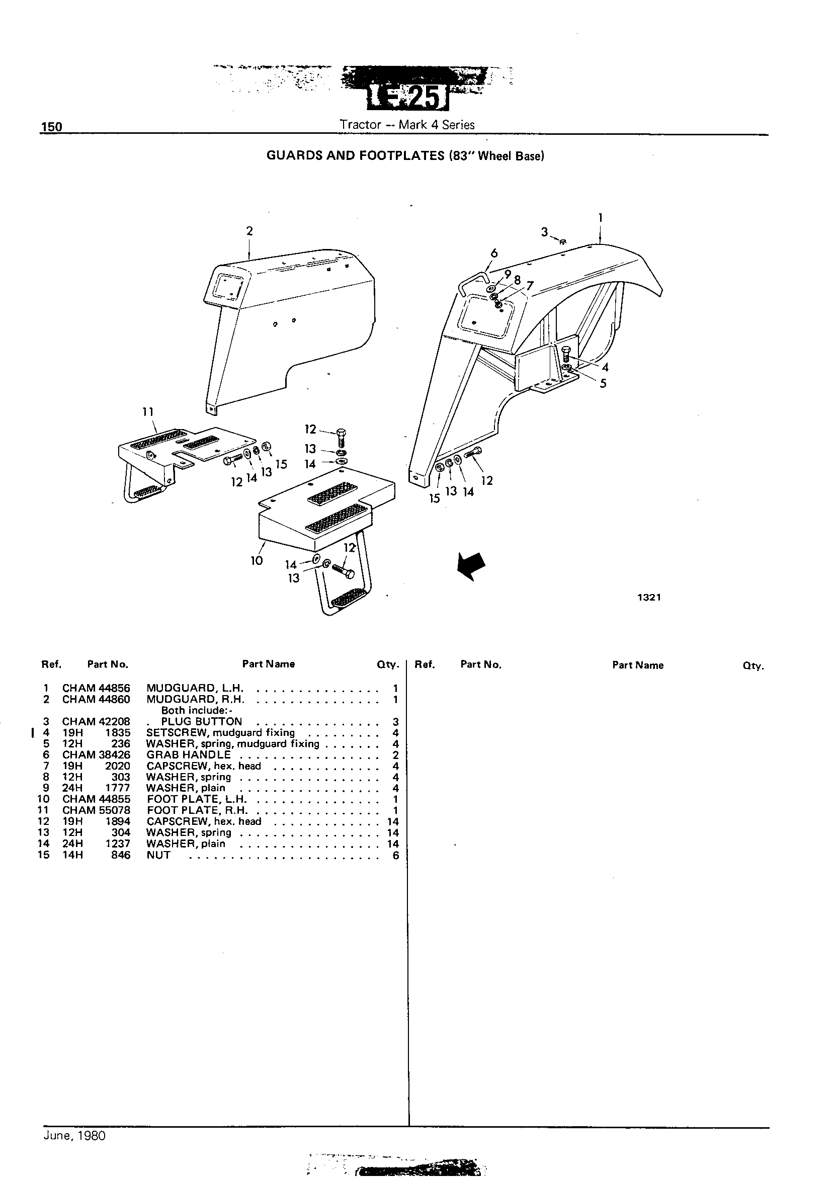 Guards and Footplates (83" Wheel Base)
