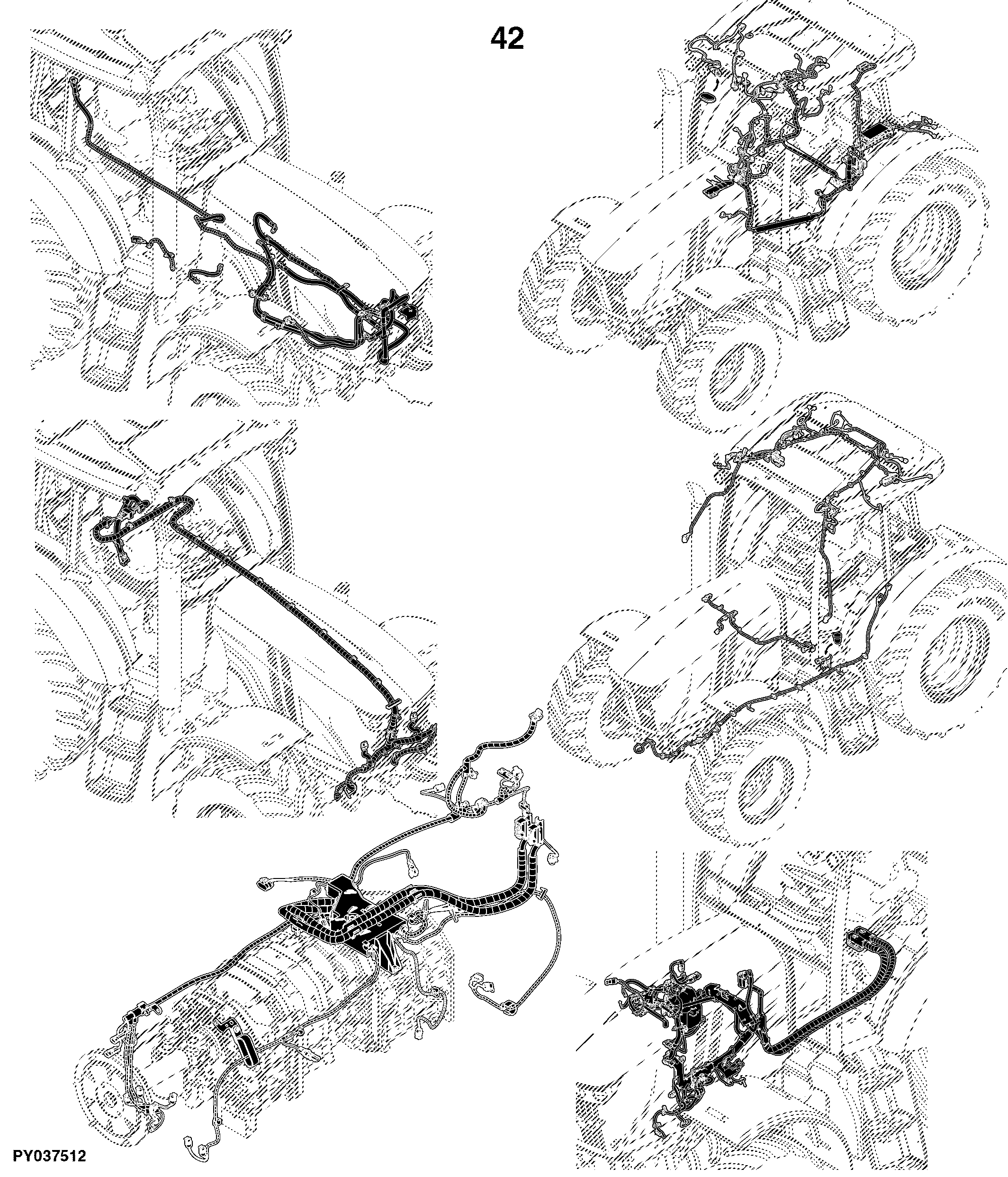 6090MC Tractor (Europe Edition, Engine SN: 4045RXXXXXX)(Interim Tier 4)
