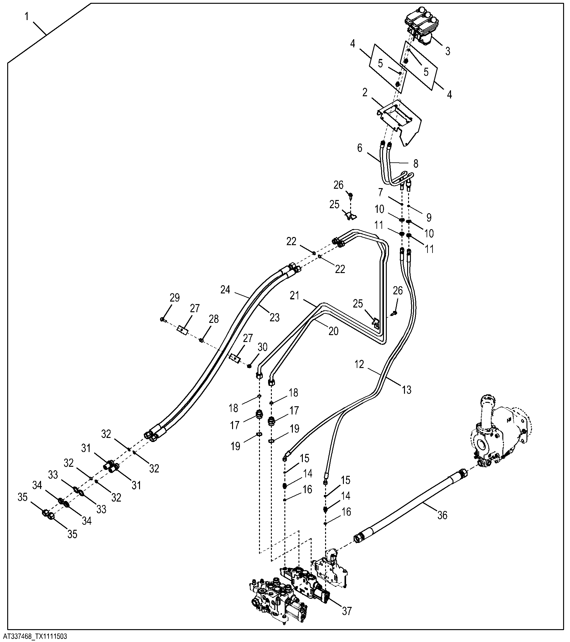 2-Lever to 3-Lever Pilot Controller Conversion Kit (Powerllel™)