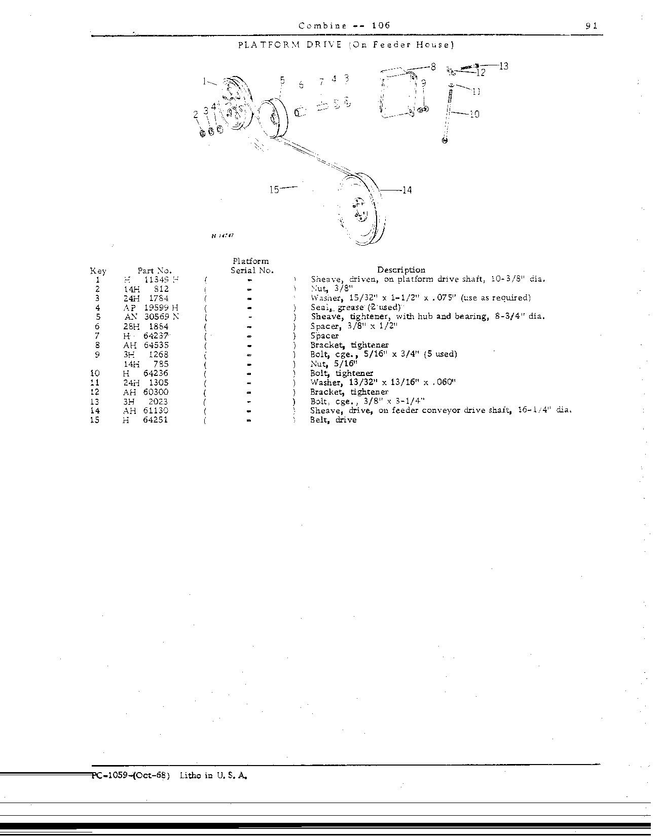 Drives and Separator Shields (Continued)