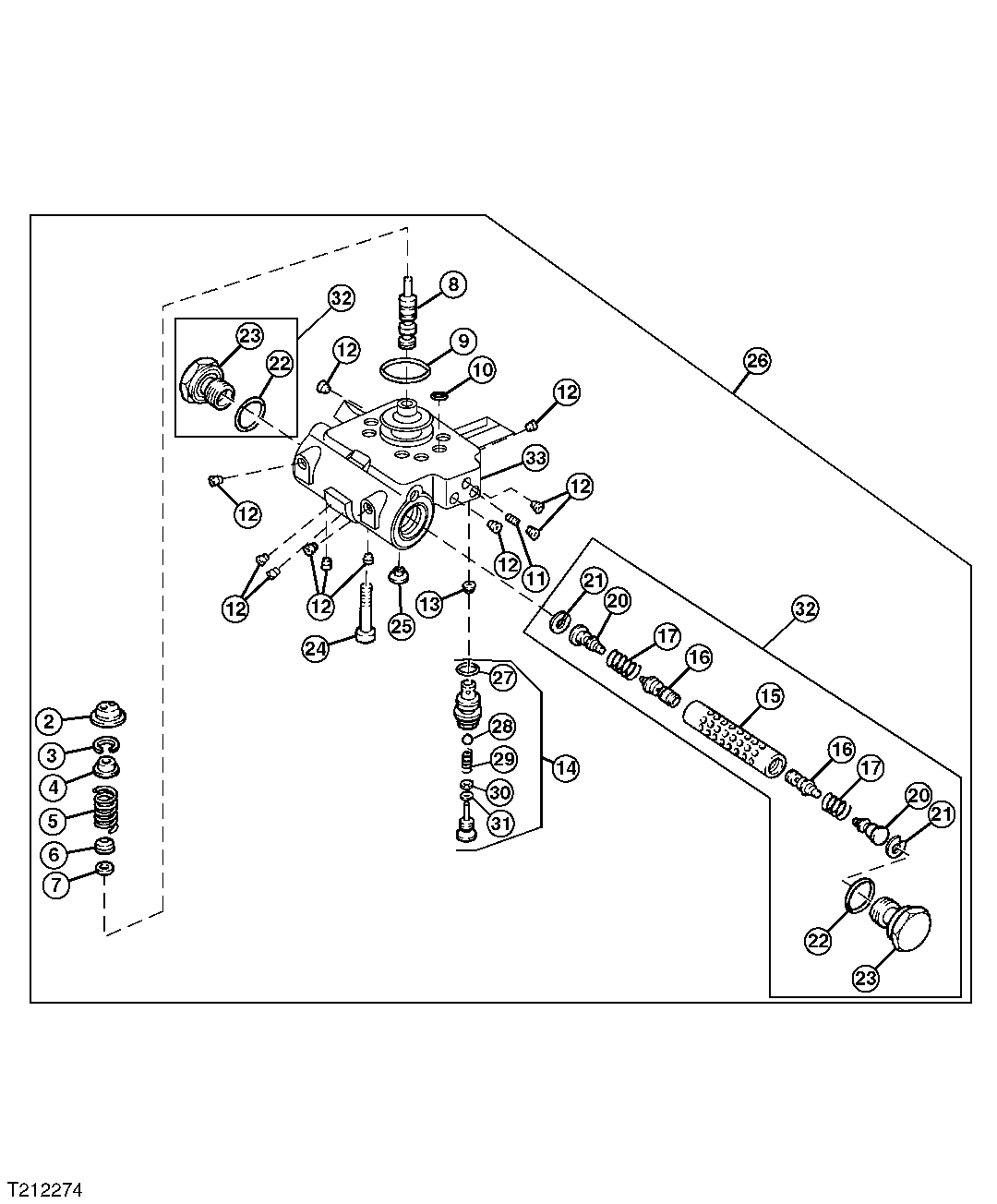 HYDROSTATIC MOTOR DISPLACEMENT CONTROL VALVE