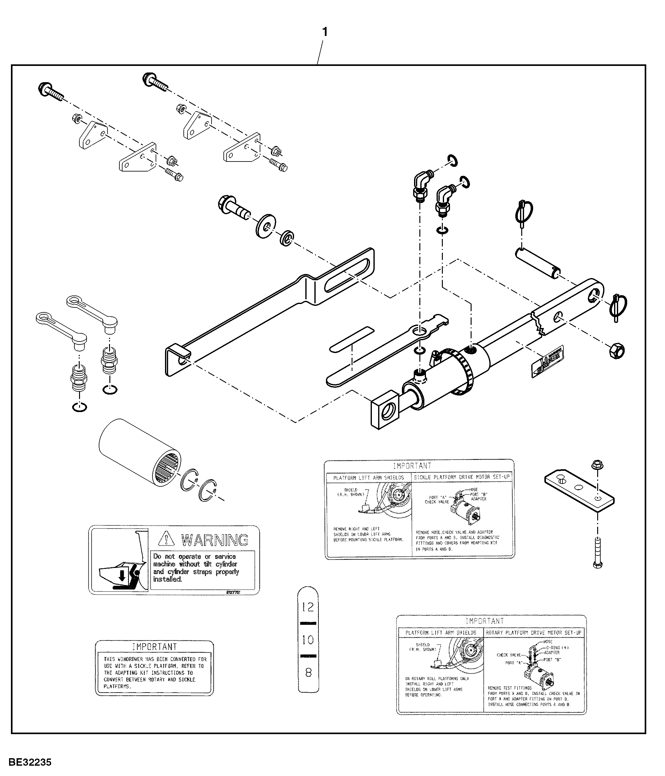 Attachment, Attaching Auger Platform