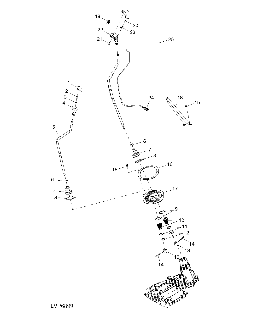 GEAR / RANGE SHIFT (POWRREVERSER™ TRANSMISSION WITH ELECTRO-HYDRAULIC HI/LO)