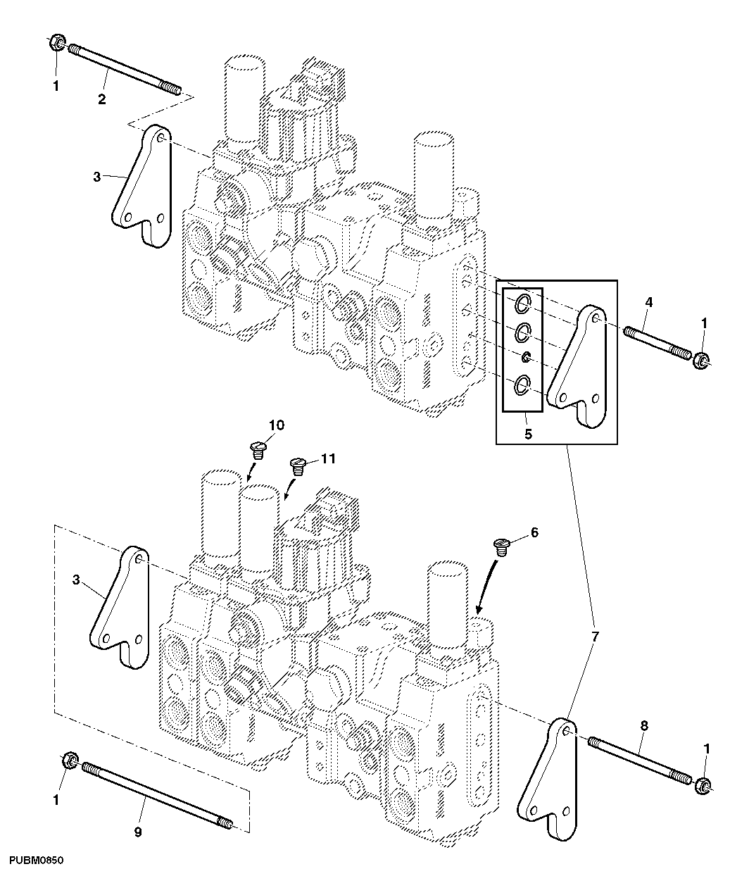 Attaching Parts For Selective Control Valves