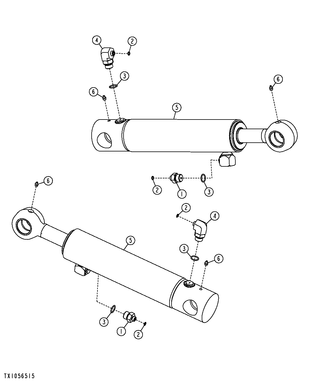 Grapple Cylinder Fittings