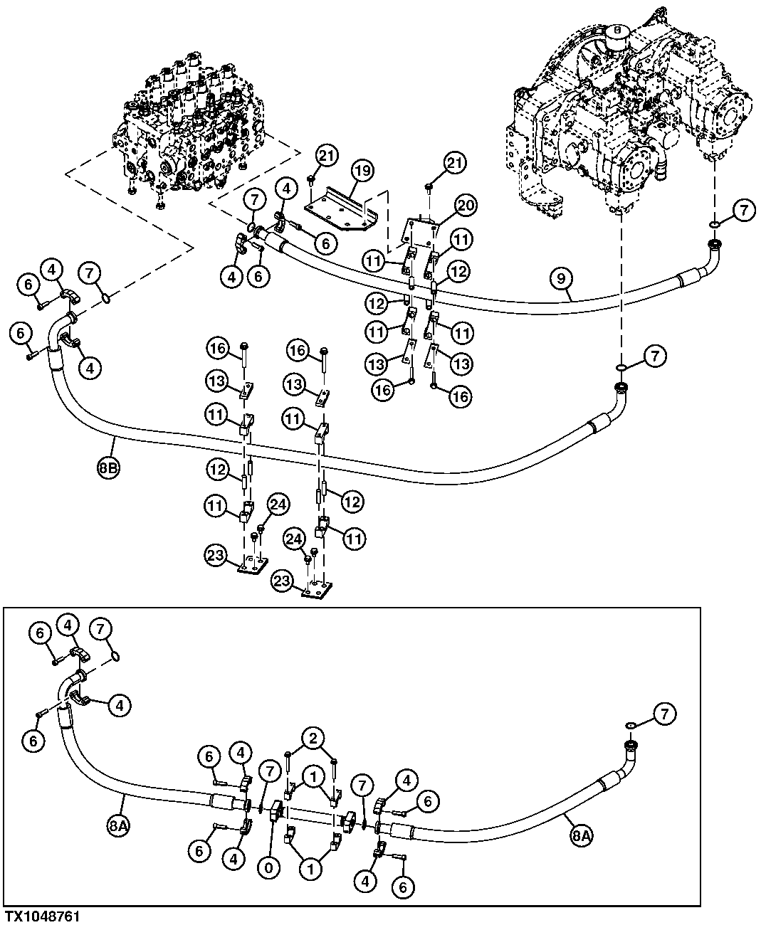 Delivery Lines (Hydraulic Pump To Control Valve)