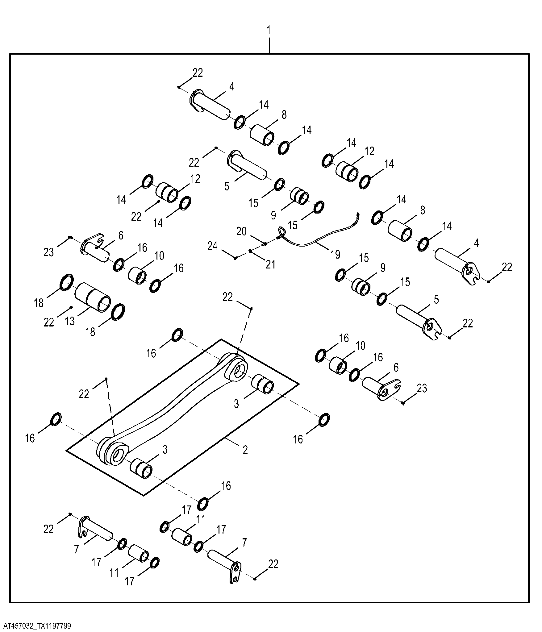 NeverGrease™ to Greased Linkage Conversion Kit, High Lift