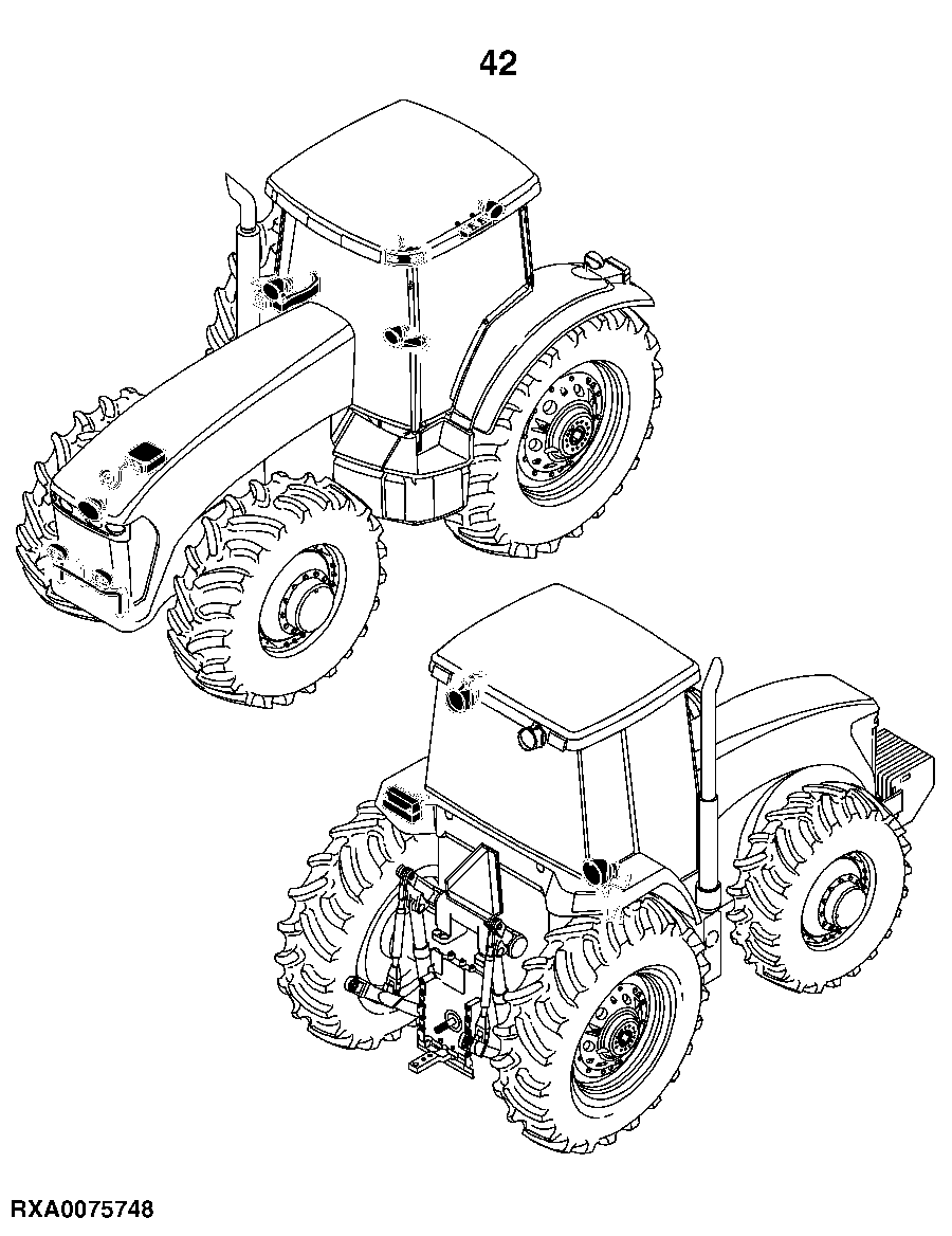 7815 Tractors (S.N. -053261)(Worldwide Edition)