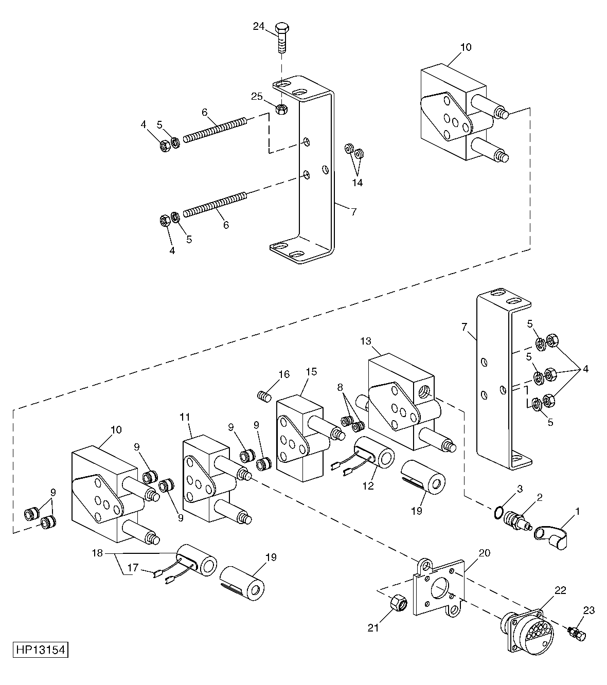 Five Stack Solenoid Control Valve Module Assembly And Mounting ( - 715300)