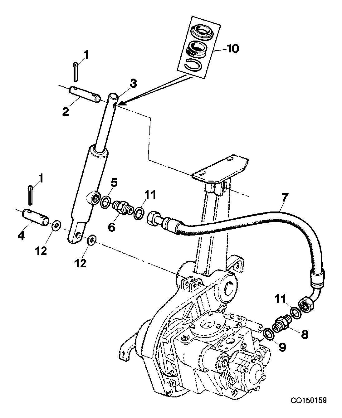 HYDROSTATIC PUMP - HYDRAULIC BELT TENSIONER