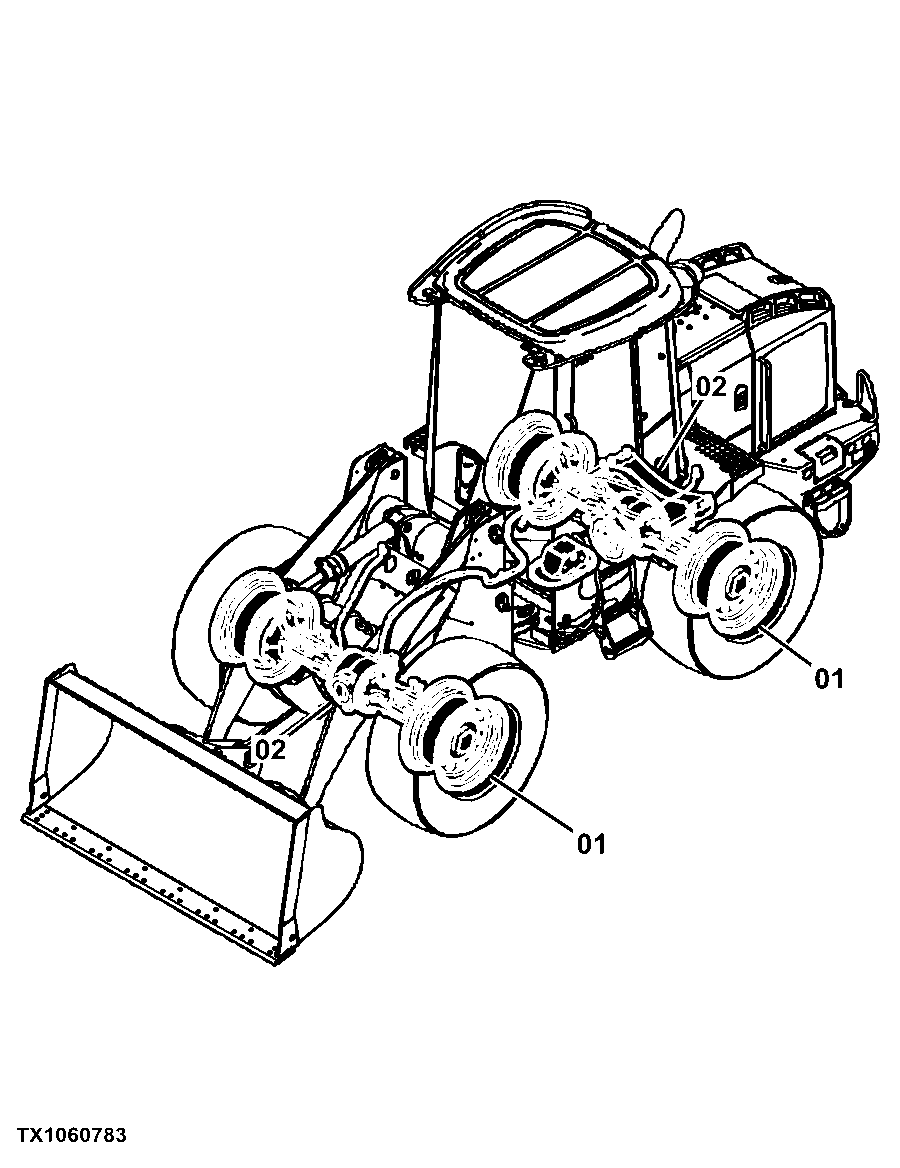 444K Loader (S.N. -642100)(Engine 4045HDW54)