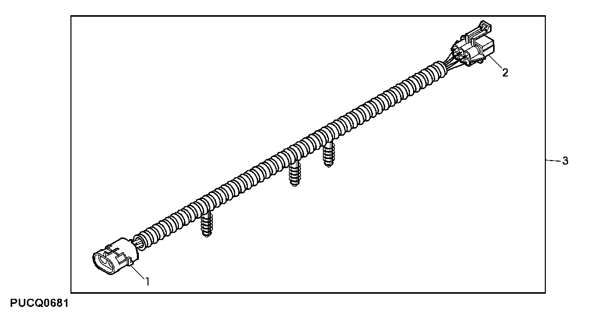 GROUND SPEED WIRING HARNESS EXTENSION