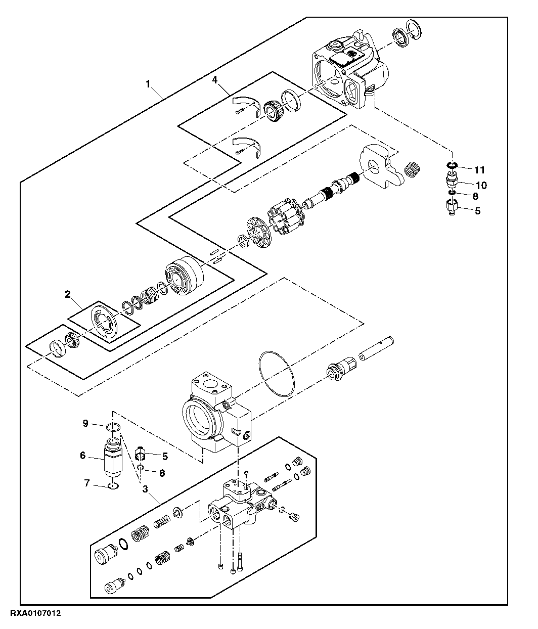 Hydraulic Pump, 45cc, 75GPM High Flow Hydraulic System W/ 43GPM Flow