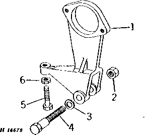HYDROSTATIC DRIVE REEL PUMP MOUNTING ( - 5000)