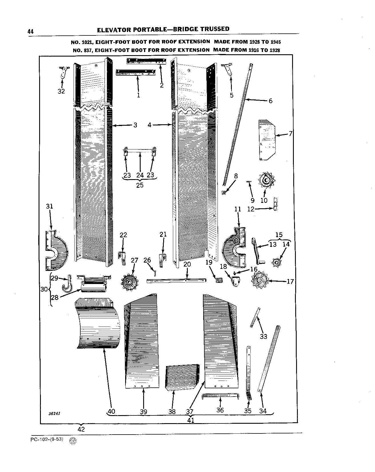 Boot, Roof (Continued)
